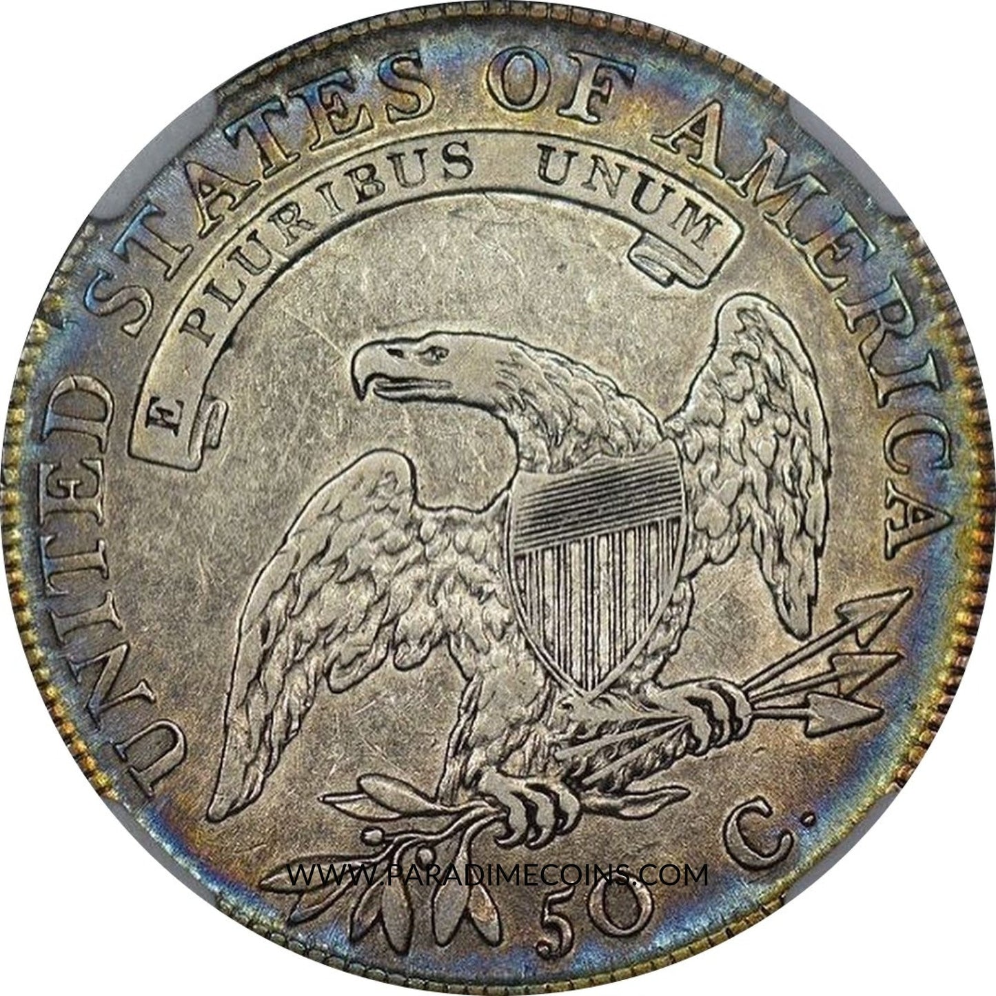1807 50C VF25 Large Stars PCGS - Paradime Coins | PCGS NGC CACG CAC Rare US Numismatic Coins For Sale