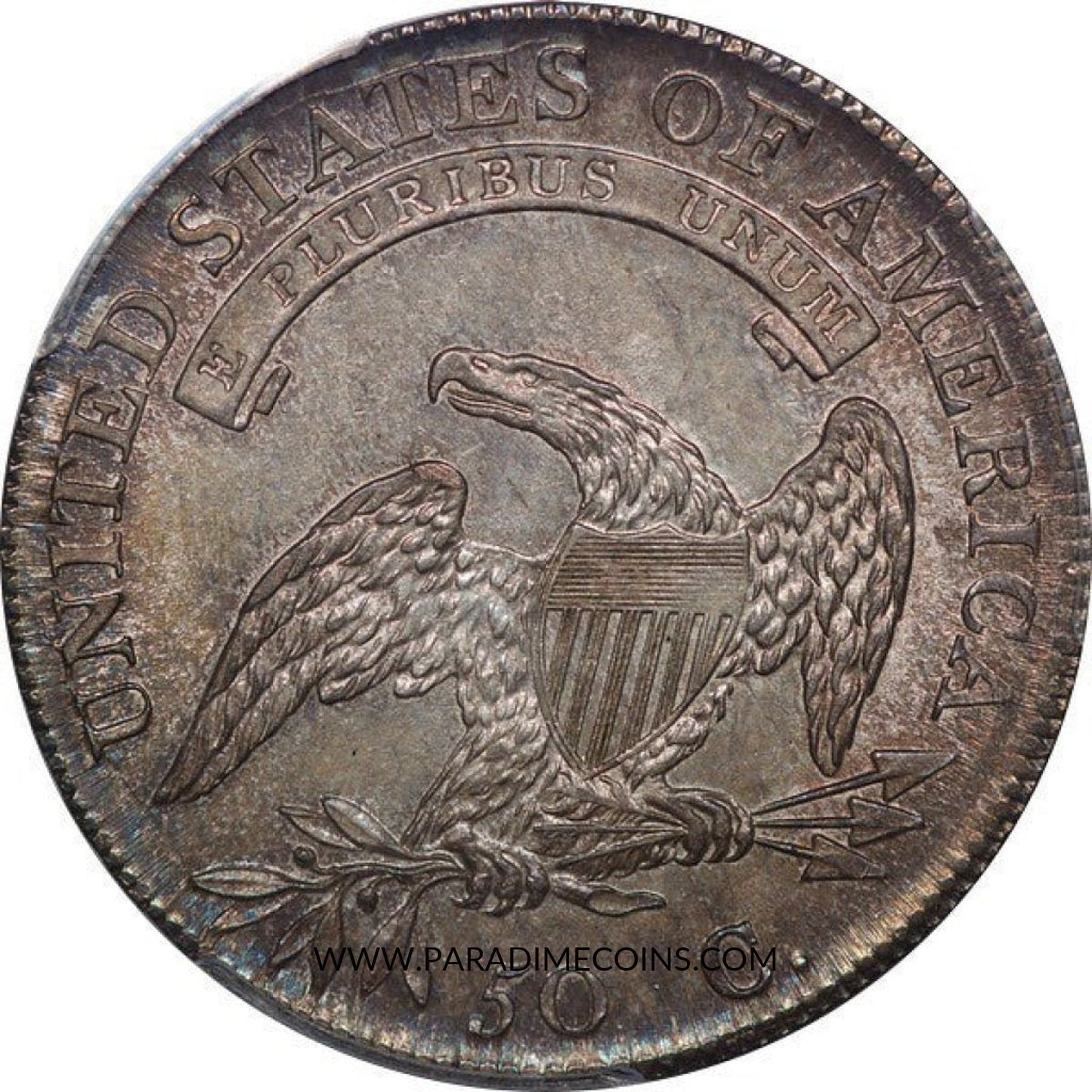 1808/7 50C AU58+ PCGS CAC - Paradime Coins | PCGS NGC CACG CAC Rare US Numismatic Coins For Sale