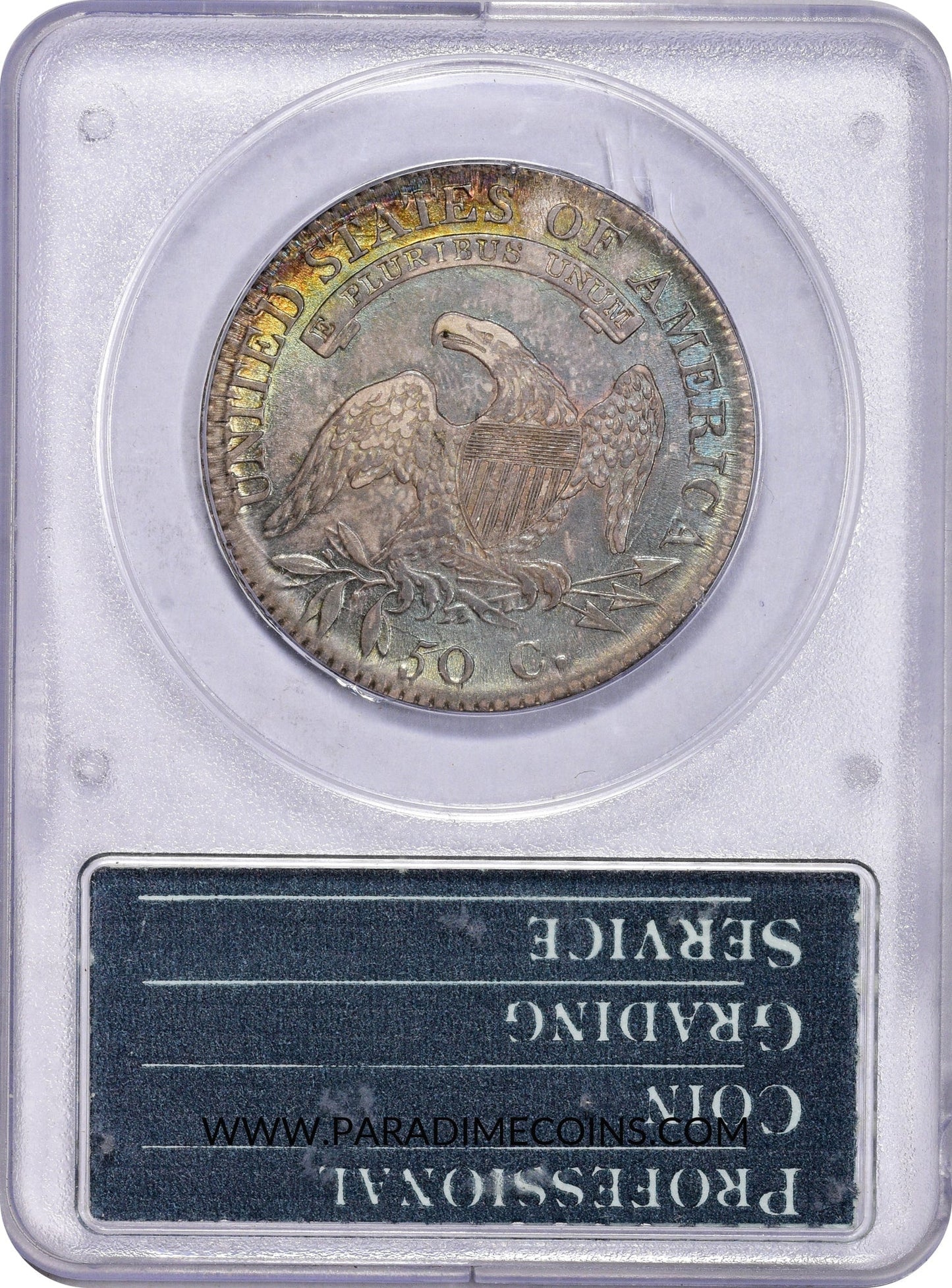 1811 50C SMALL 8 AU55 PCGS RATTLER GOLD CAC - Paradime Coins | PCGS NGC CACG CAC Rare US Numismatic Coins For Sale