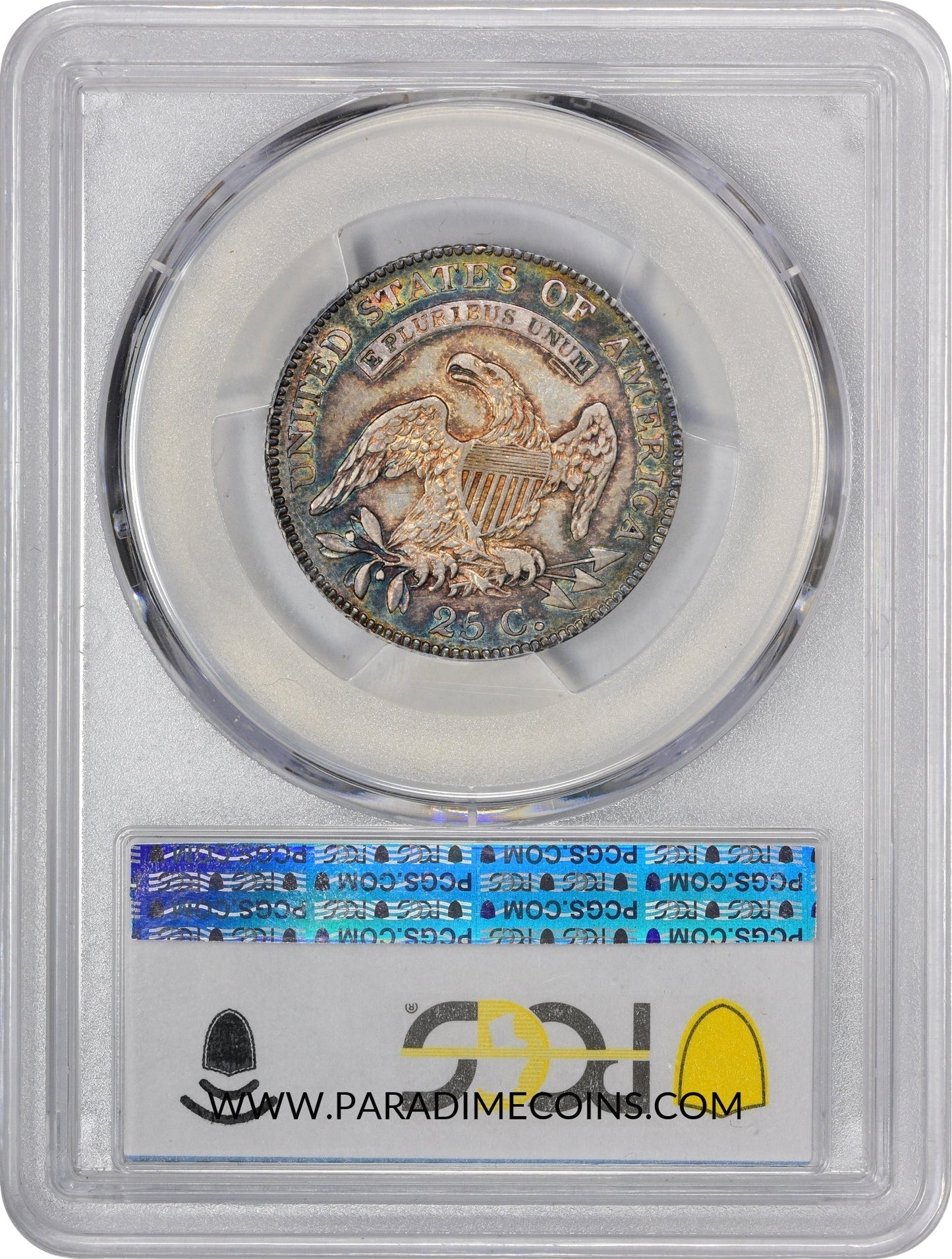 1818 25C AU50 PCGS CAC - Paradime Coins | PCGS NGC CACG CAC Rare US Numismatic Coins For Sale