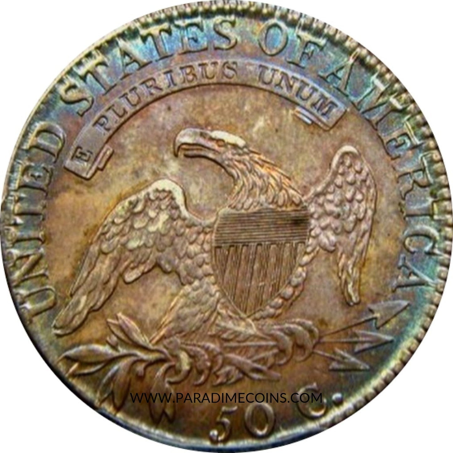 1818 50C AU55 PCGS CAC - Paradime Coins | PCGS NGC CACG CAC Rare US Numismatic Coins For Sale