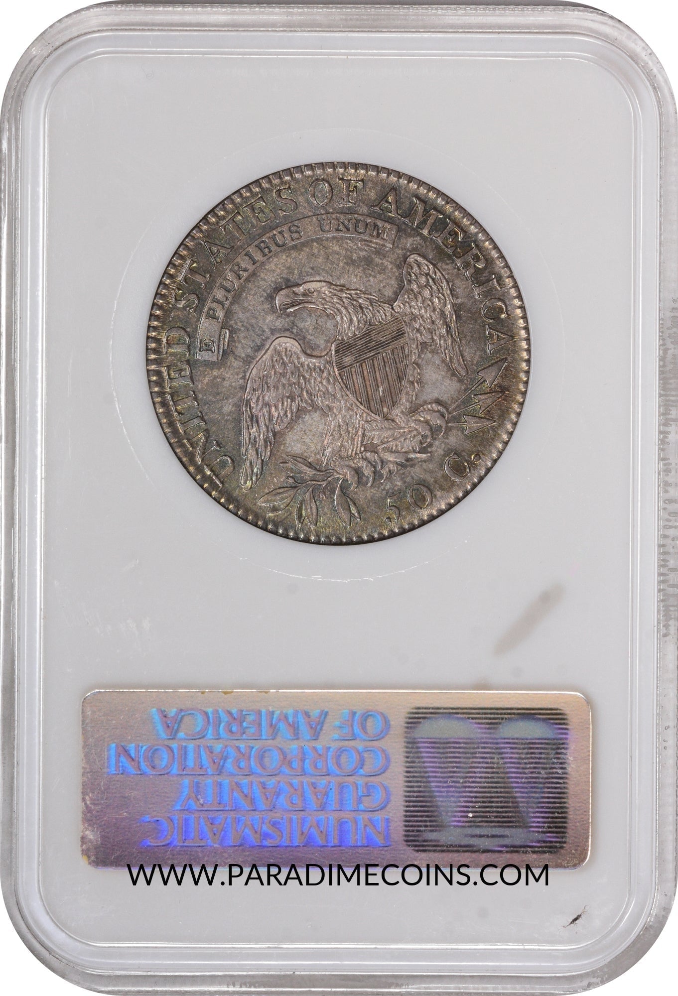 1818/7 50C SMALL 8 MS62 OH NGC CAC - Paradime Coins | PCGS NGC CACG CAC Rare US Numismatic Coins For Sale