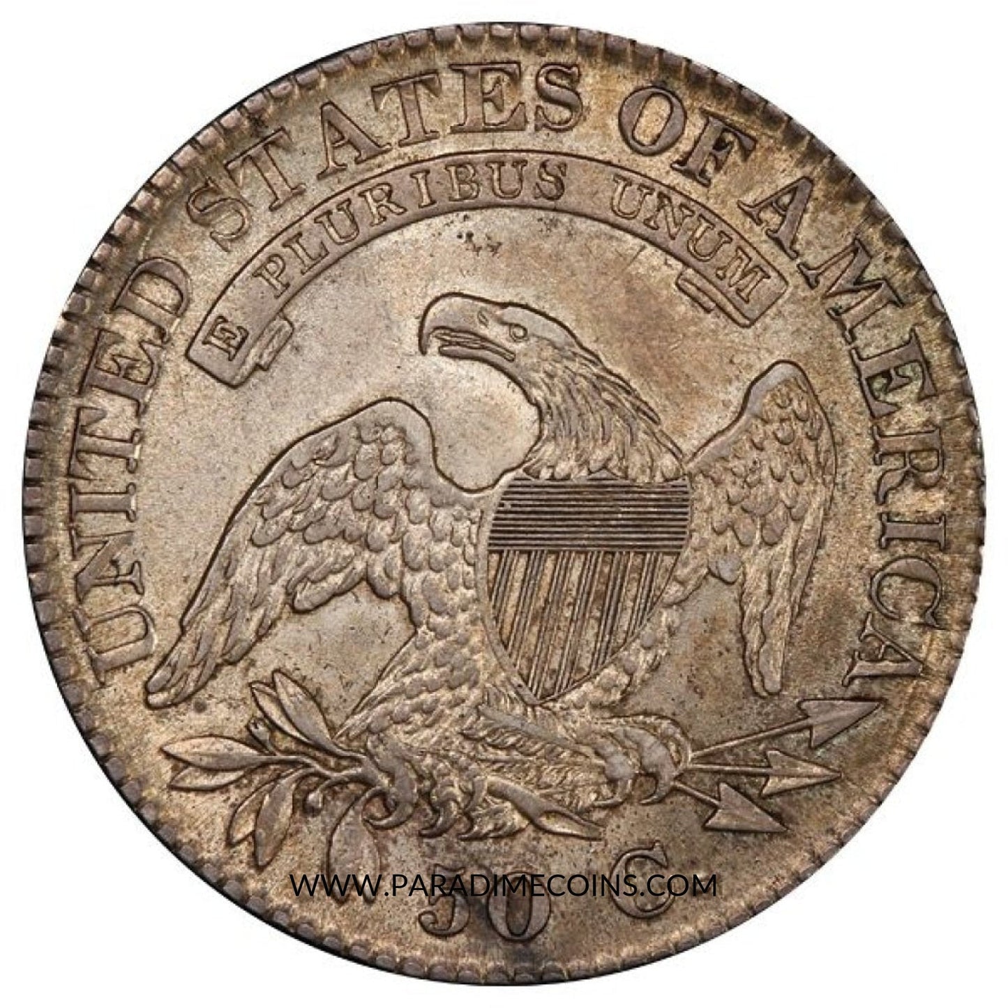 1824/1 50C AU58 PCGS CAC - Paradime Coins | PCGS NGC CACG CAC Rare US Numismatic Coins For Sale