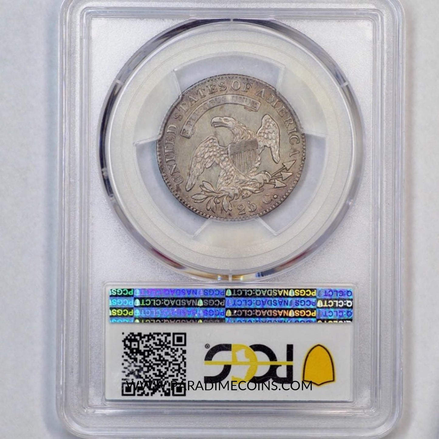 1824/2 25C AU55 PCGS - Paradime Coins | PCGS NGC CACG CAC Rare US Numismatic Coins For Sale