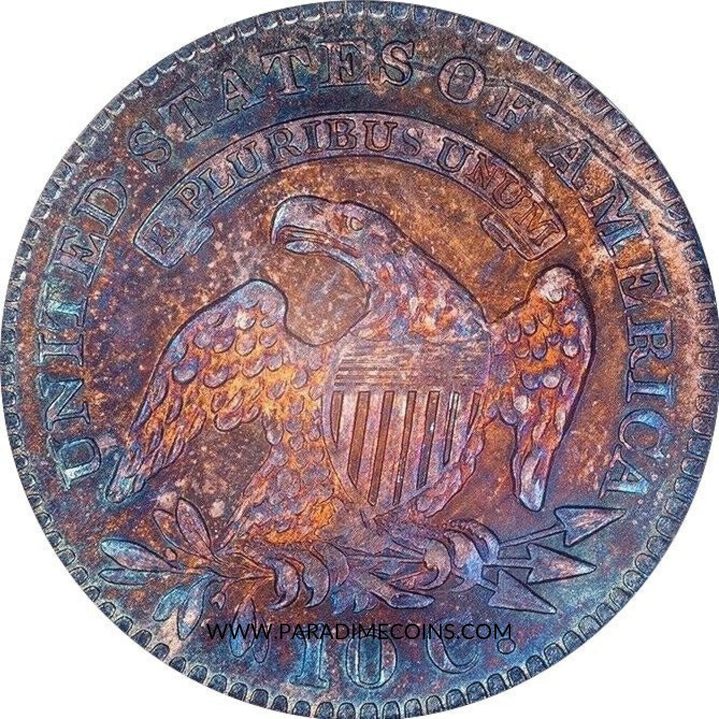 1827 10C MS65+ NGC - Paradime Coins | PCGS NGC CACG CAC Rare US Numismatic Coins For Sale