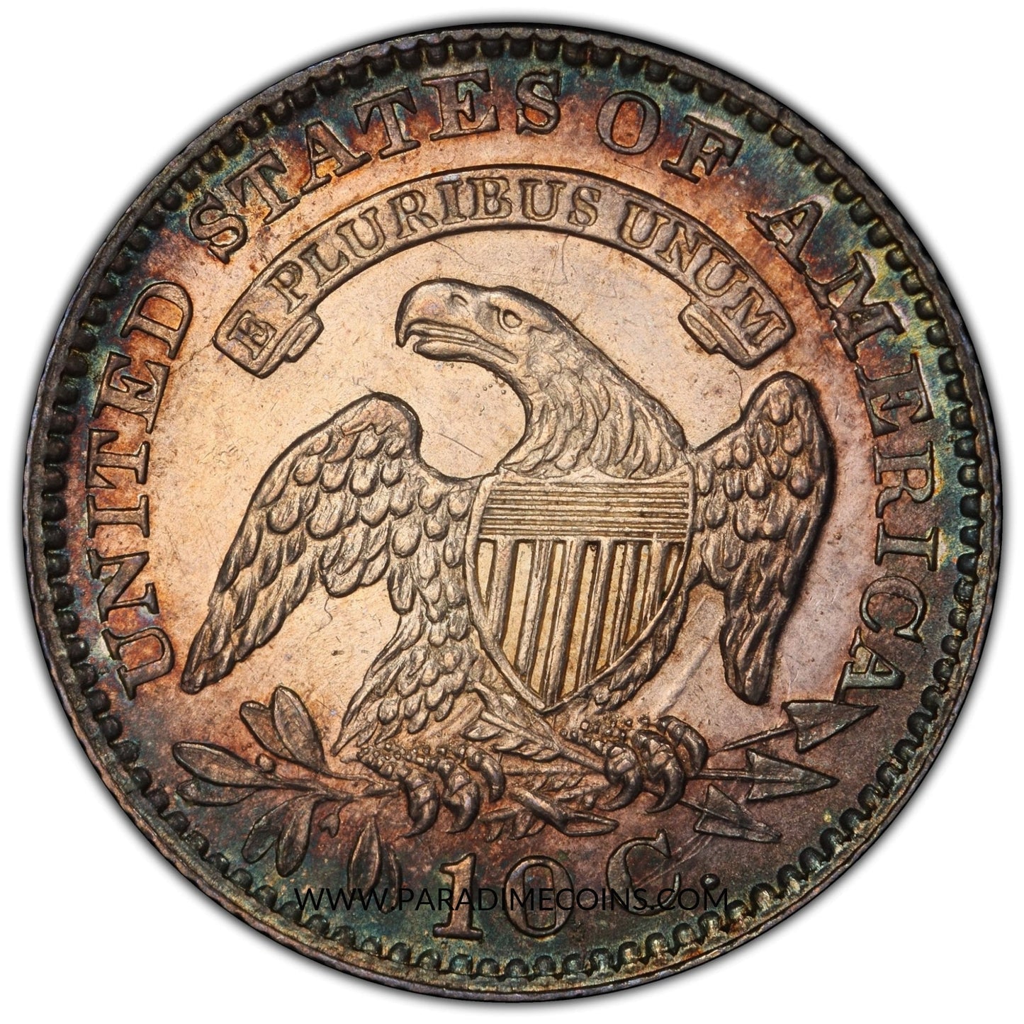 1828 10C SMALL DATE MS63 PCGS - Paradime Coins | PCGS NGC CACG CAC Rare US Numismatic Coins For Sale