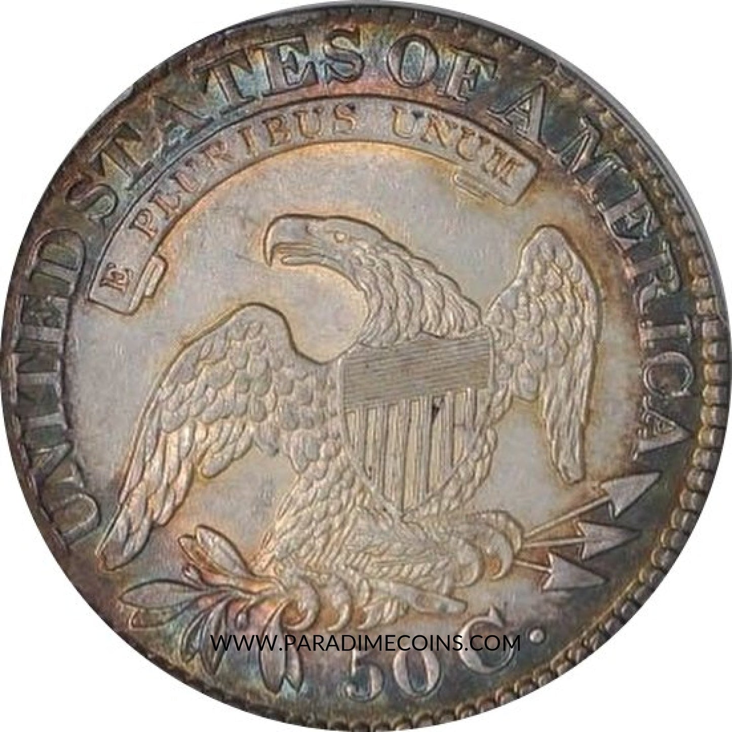 1828 50C AU58 PCGS CAC - Paradime Coins | PCGS NGC CACG CAC Rare US Numismatic Coins For Sale