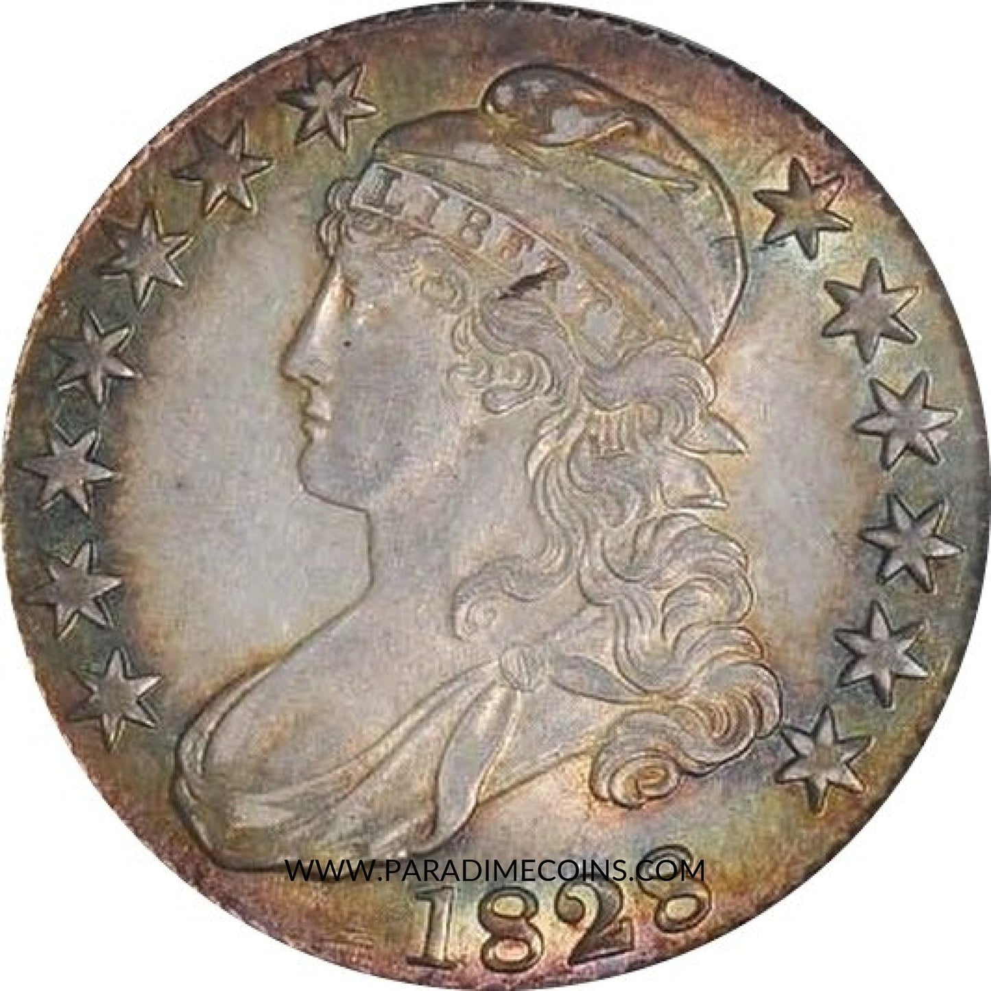 1828 50C AU58 PCGS CAC - Paradime Coins | PCGS NGC CACG CAC Rare US Numismatic Coins For Sale