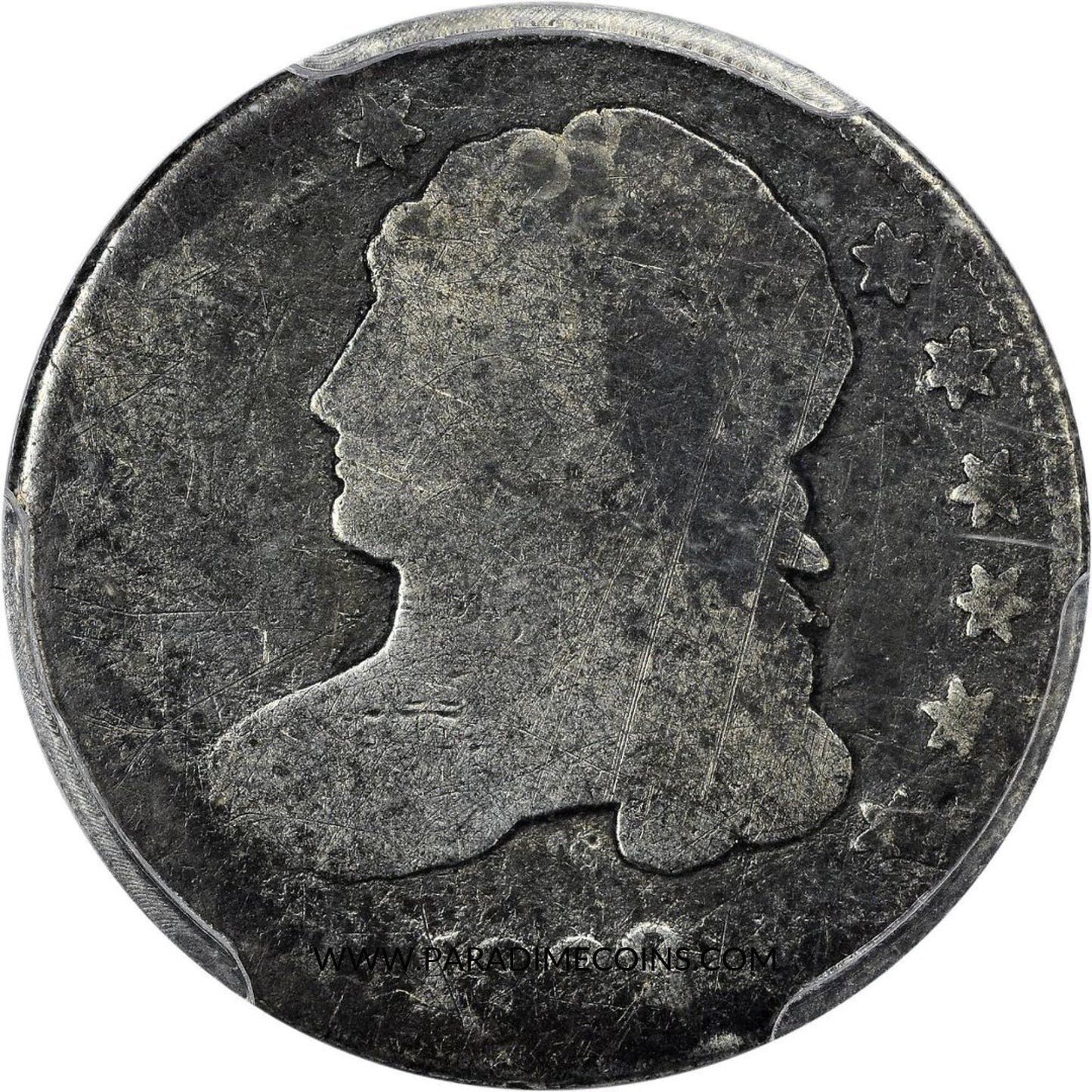 1829 10C CURL BASE 2 AG03 PCGS - Paradime Coins | PCGS NGC CACG CAC Rare US Numismatic Coins For Sale