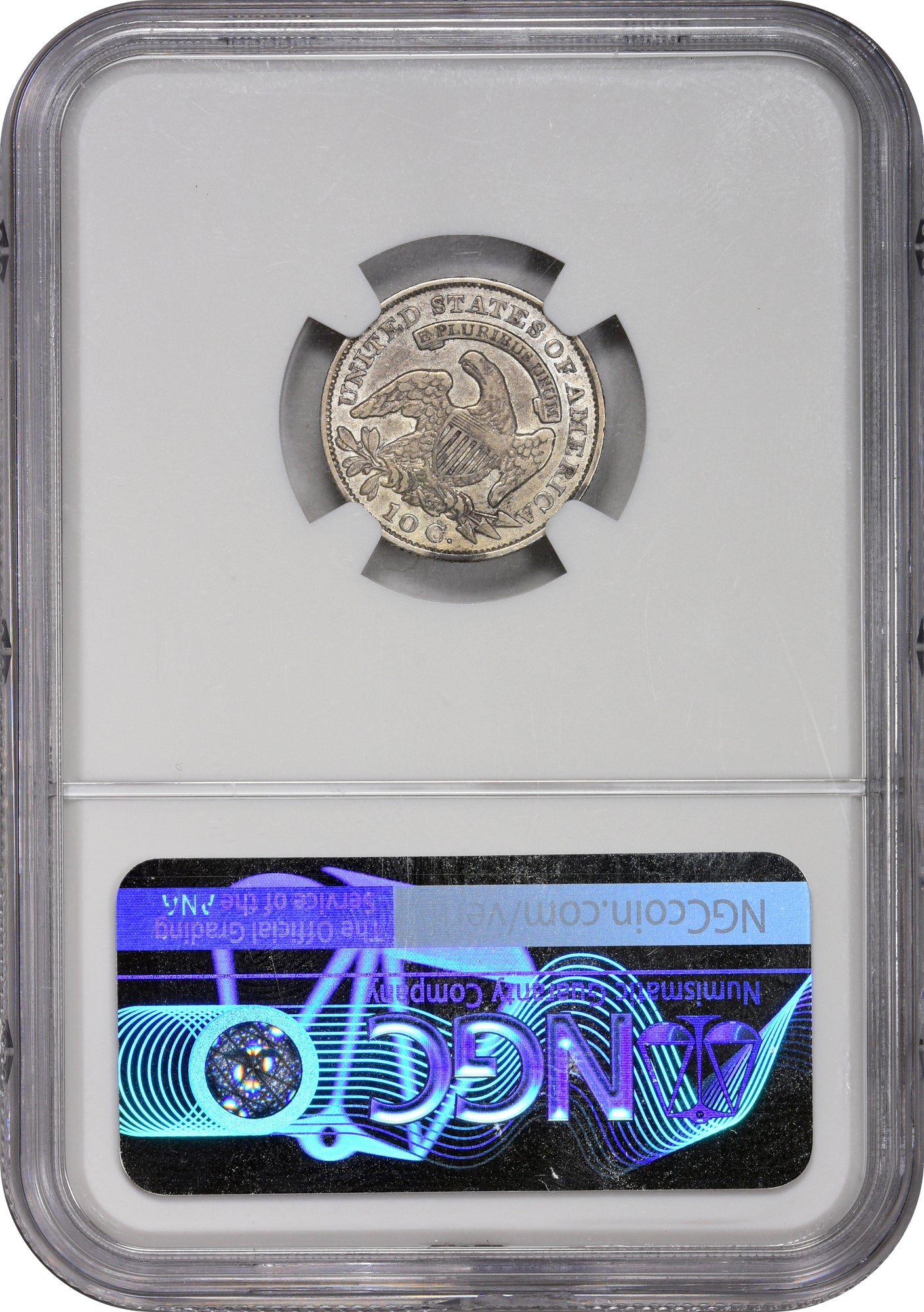 1829 10C CURL BASE 2 VF30 NGC - Paradime Coins | PCGS NGC CACG CAC Rare US Numismatic Coins For Sale