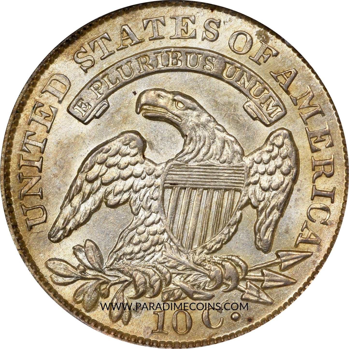 1831 10C AU58 OGH PCGS CAC - Paradime Coins | PCGS NGC CACG CAC Rare US Numismatic Coins For Sale