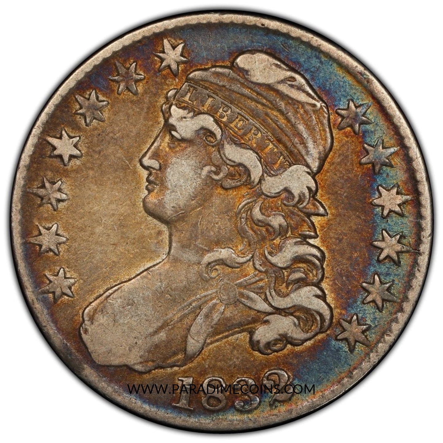 1832 50C SM LT VF30 PCGS CAC - Paradime Coins | PCGS NGC CACG CAC Rare US Numismatic Coins For Sale