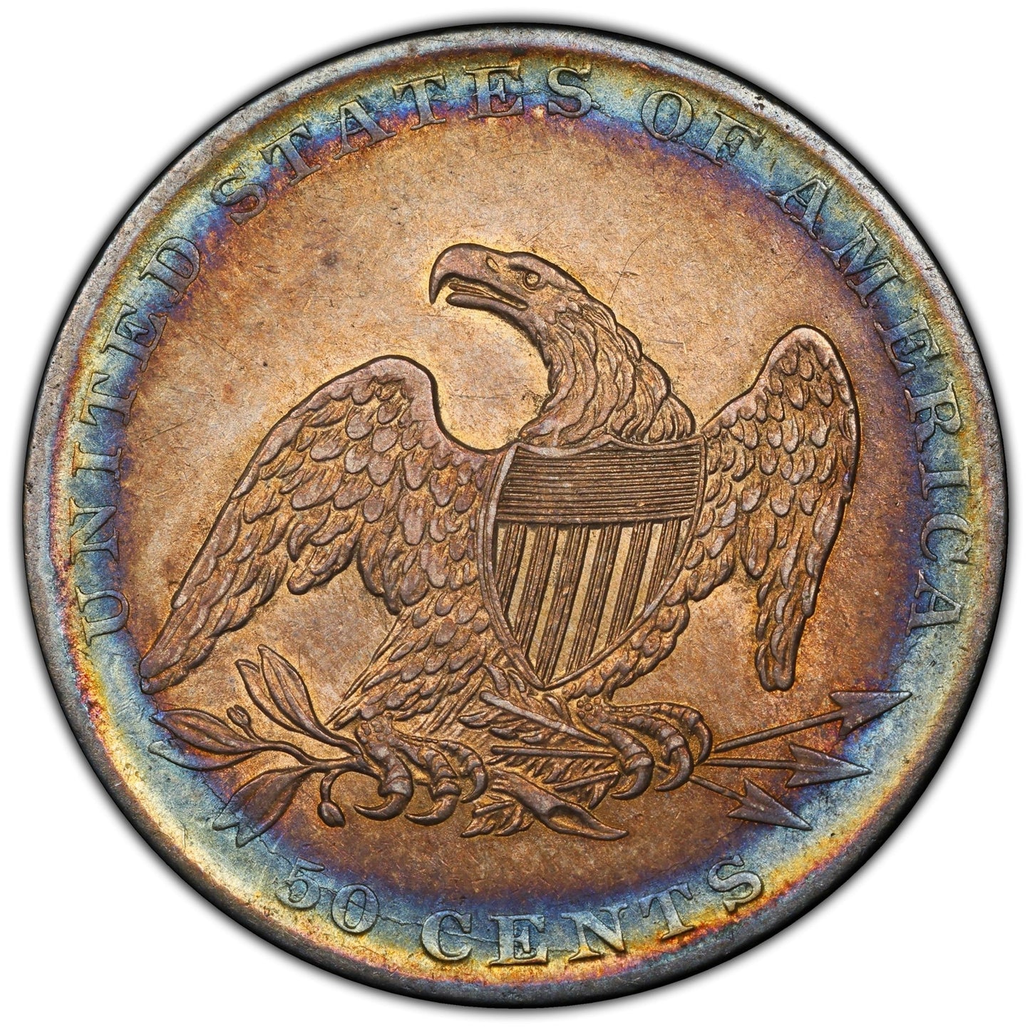 1837 50C AU55 PCGS - Paradime Coins | PCGS NGC CACG CAC Rare US Numismatic Coins For Sale