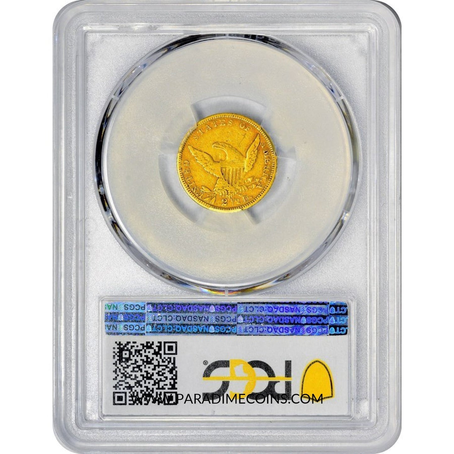 1838-C $2.5 VF30 PCGS CAC - Paradime Coins | PCGS NGC CACG CAC Rare US Numismatic Coins For Sale