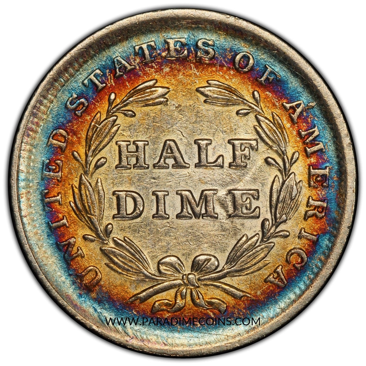 1838 H10C NO DRAPERY SM STARS AU50 PCGS - Paradime Coins | PCGS NGC CACG CAC Rare US Numismatic Coins For Sale