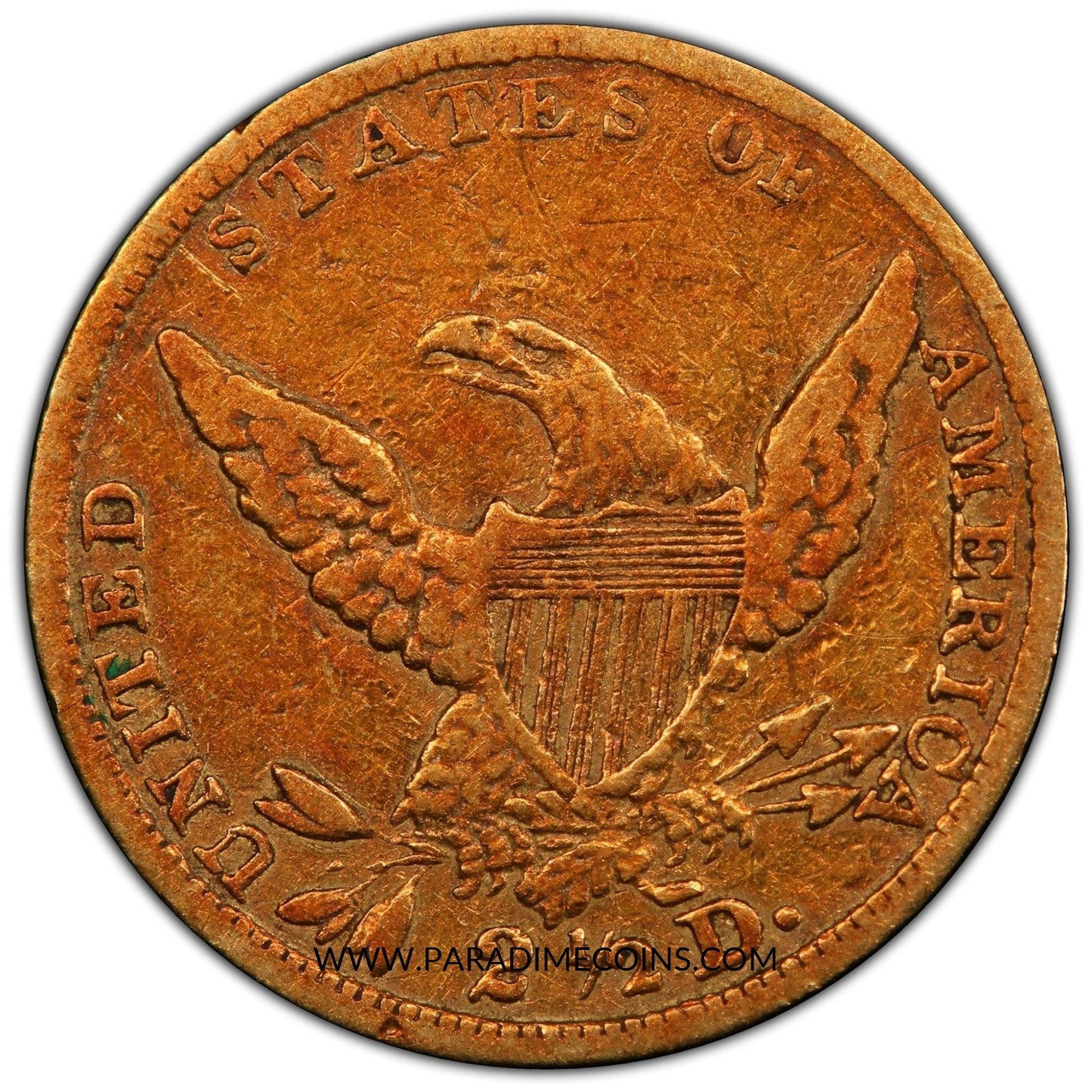 1839 $2.5 VF35 PCGS - Paradime Coins | PCGS NGC CACG CAC Rare US Numismatic Coins For Sale