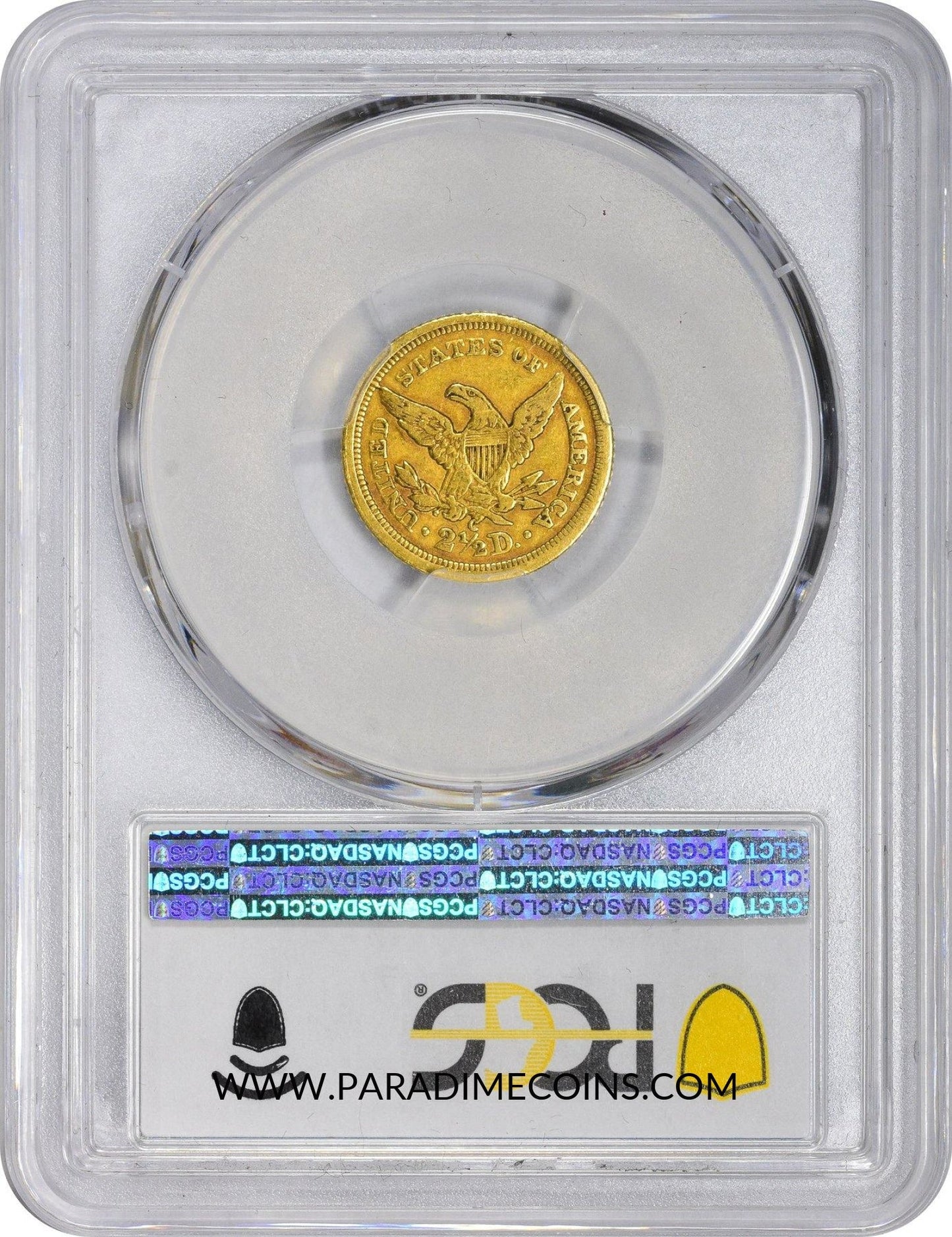 1841-C $2.5 VF35 PCGS CAC - Paradime Coins | PCGS NGC CACG CAC Rare US Numismatic Coins For Sale