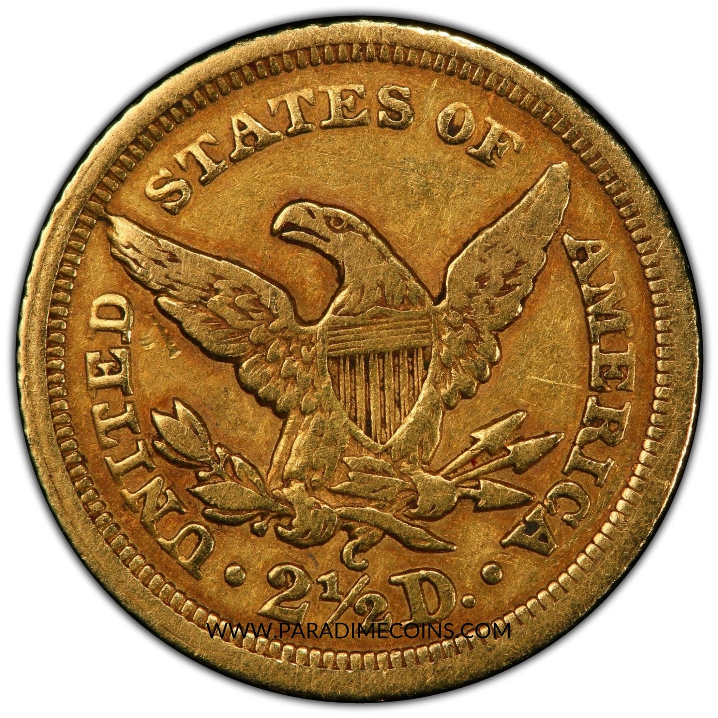 1841-C $2.5 VF35 PCGS CAC - Paradime Coins | PCGS NGC CACG CAC Rare US Numismatic Coins For Sale