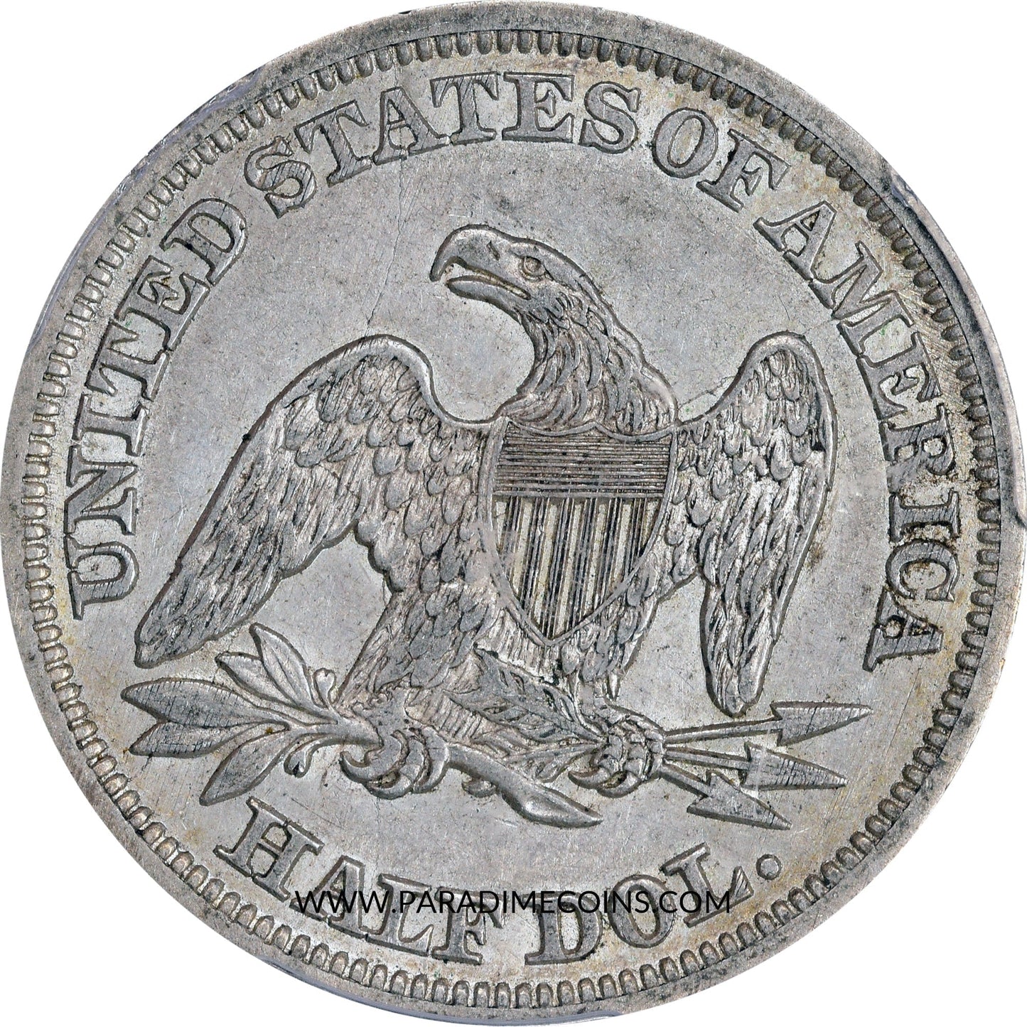 1842 50C MEDIUM DATE AU53 PCGS CAC - Paradime Coins | PCGS NGC CACG CAC Rare US Numismatic Coins For Sale