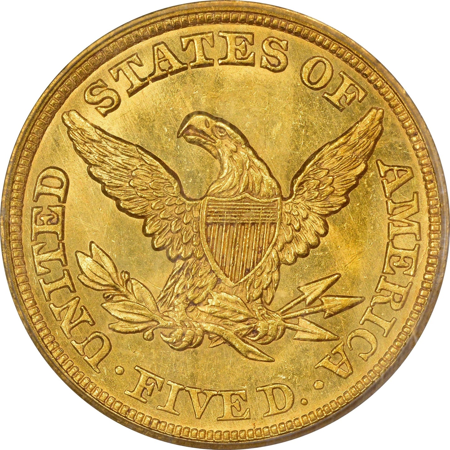 1845 $5 MS62 PCGS CAC - Paradime Coins | PCGS NGC CACG CAC Rare US Numismatic Coins For Sale