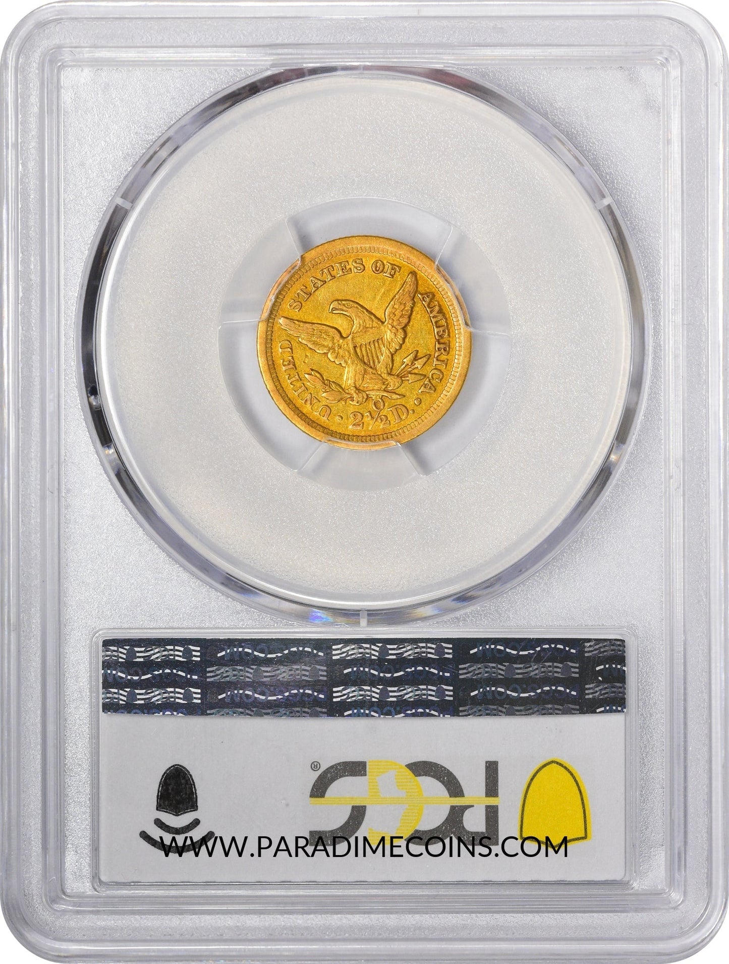 1845-O $2.5 AU53 PCGS - Paradime Coins | PCGS NGC CACG CAC Rare US Numismatic Coins For Sale