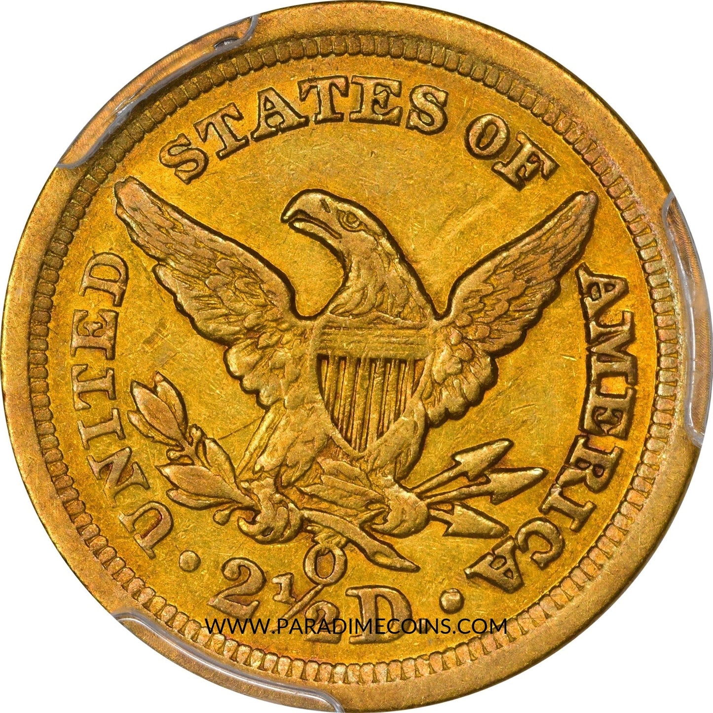 1845-O $2.5 AU53 PCGS - Paradime Coins | PCGS NGC CACG CAC Rare US Numismatic Coins For Sale