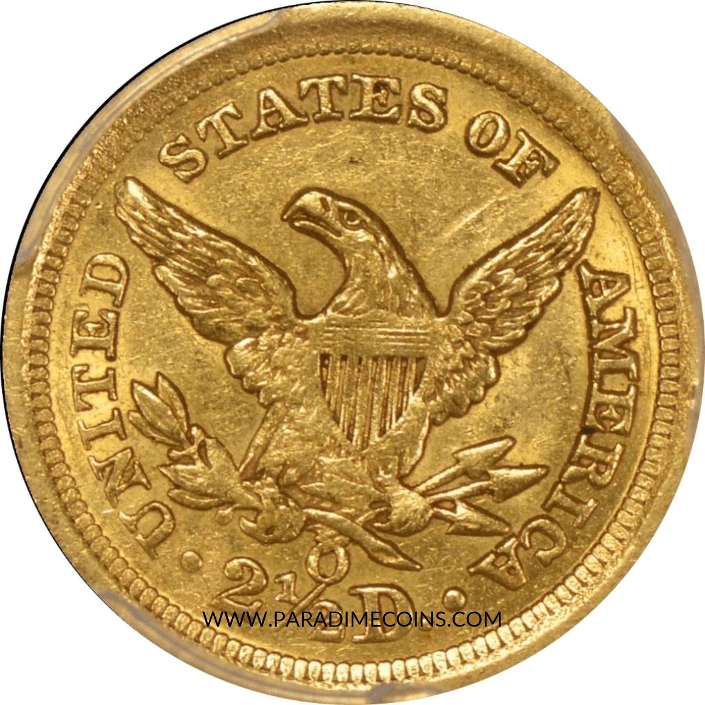 1845-O $2.5 AU55 PCGS - Paradime Coins | PCGS NGC CACG CAC Rare US Numismatic Coins For Sale