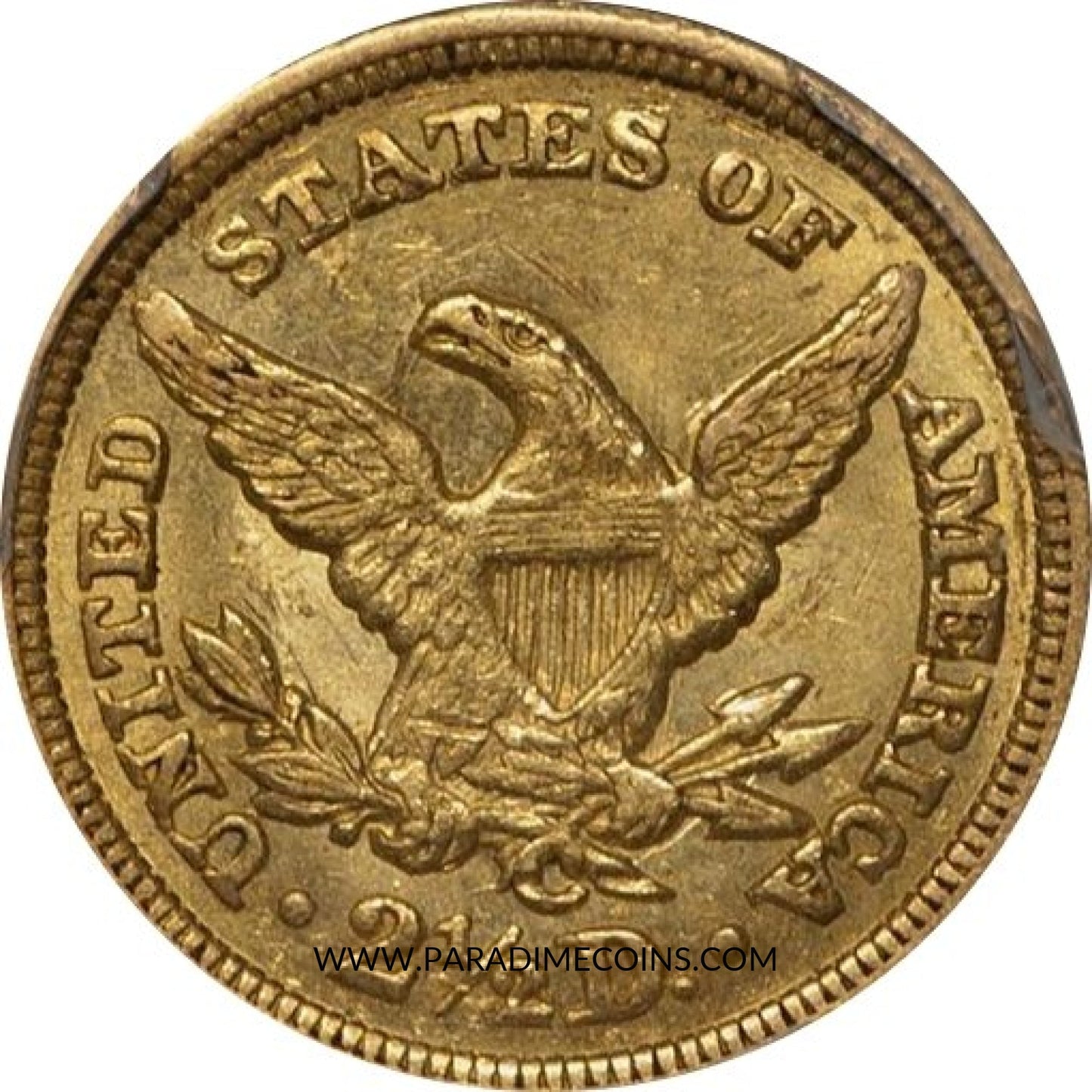 1846-C $2.5 MS61 PCGS - Paradime Coins | PCGS NGC CACG CAC Rare US Numismatic Coins For Sale