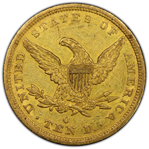 1846/'5'-O $10 AU55 PCGS CAC - Paradime Coins | PCGS NGC CACG CAC Rare US Numismatic Coins For Sale