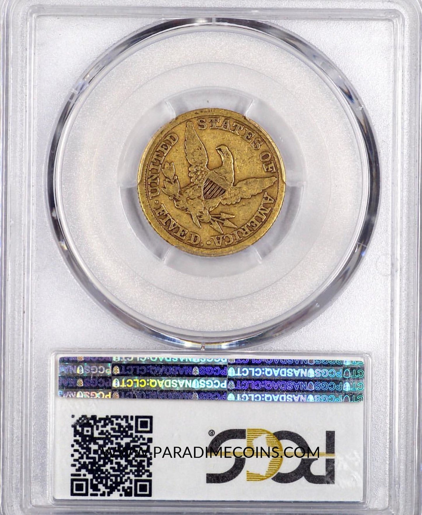 1847 $5 VG10 PCGS CAC - Paradime Coins | PCGS NGC CACG CAC Rare US Numismatic Coins For Sale