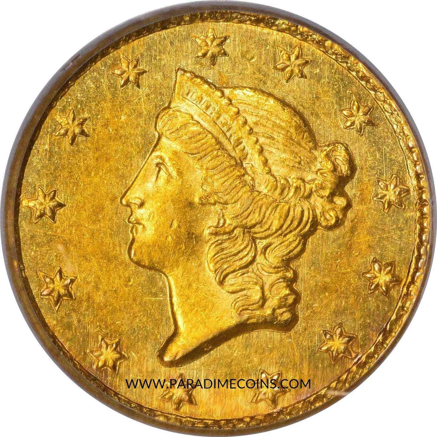 1850-C G$1 MS62 OGH PCGS CAC - Paradime Coins | PCGS NGC CACG CAC Rare US Numismatic Coins For Sale