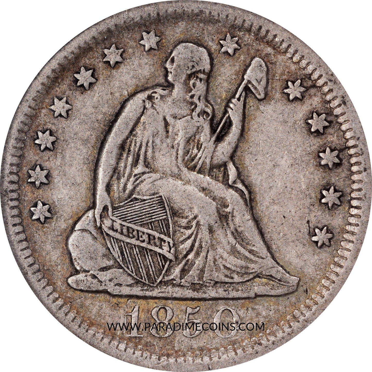 1850-O 25C VF35 NGC CAC - Paradime Coins | PCGS NGC CACG CAC Rare US Numismatic Coins For Sale