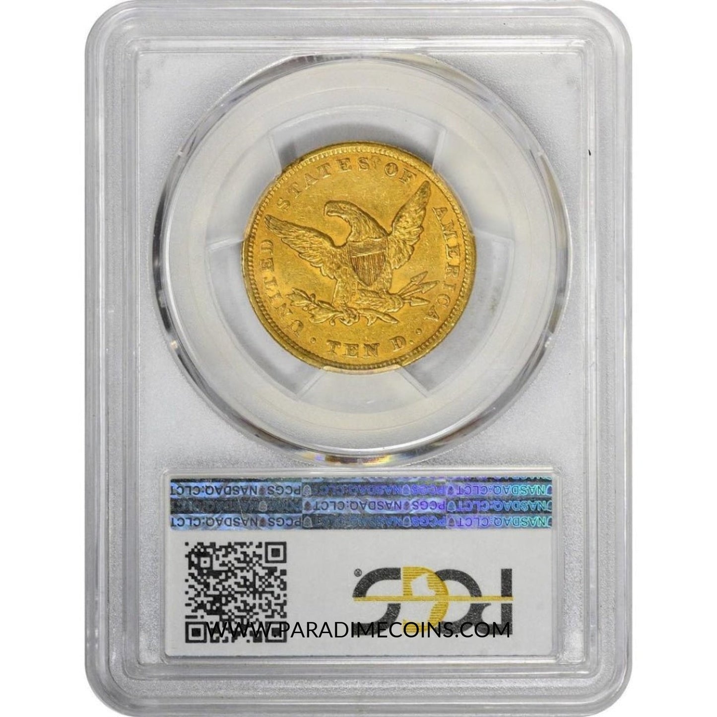 1851 $10 AU50 PCGS CAC - Paradime Coins | PCGS NGC CACG CAC Rare US Numismatic Coins For Sale
