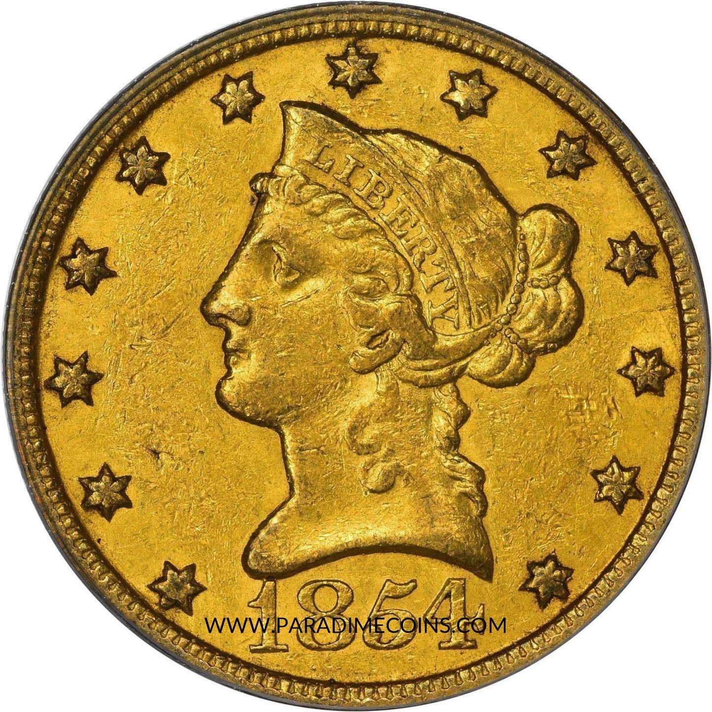 1854-O $10 XF40 OGH PCGS GOLD CAC - Paradime Coins | PCGS NGC CACG CAC Rare US Numismatic Coins For Sale