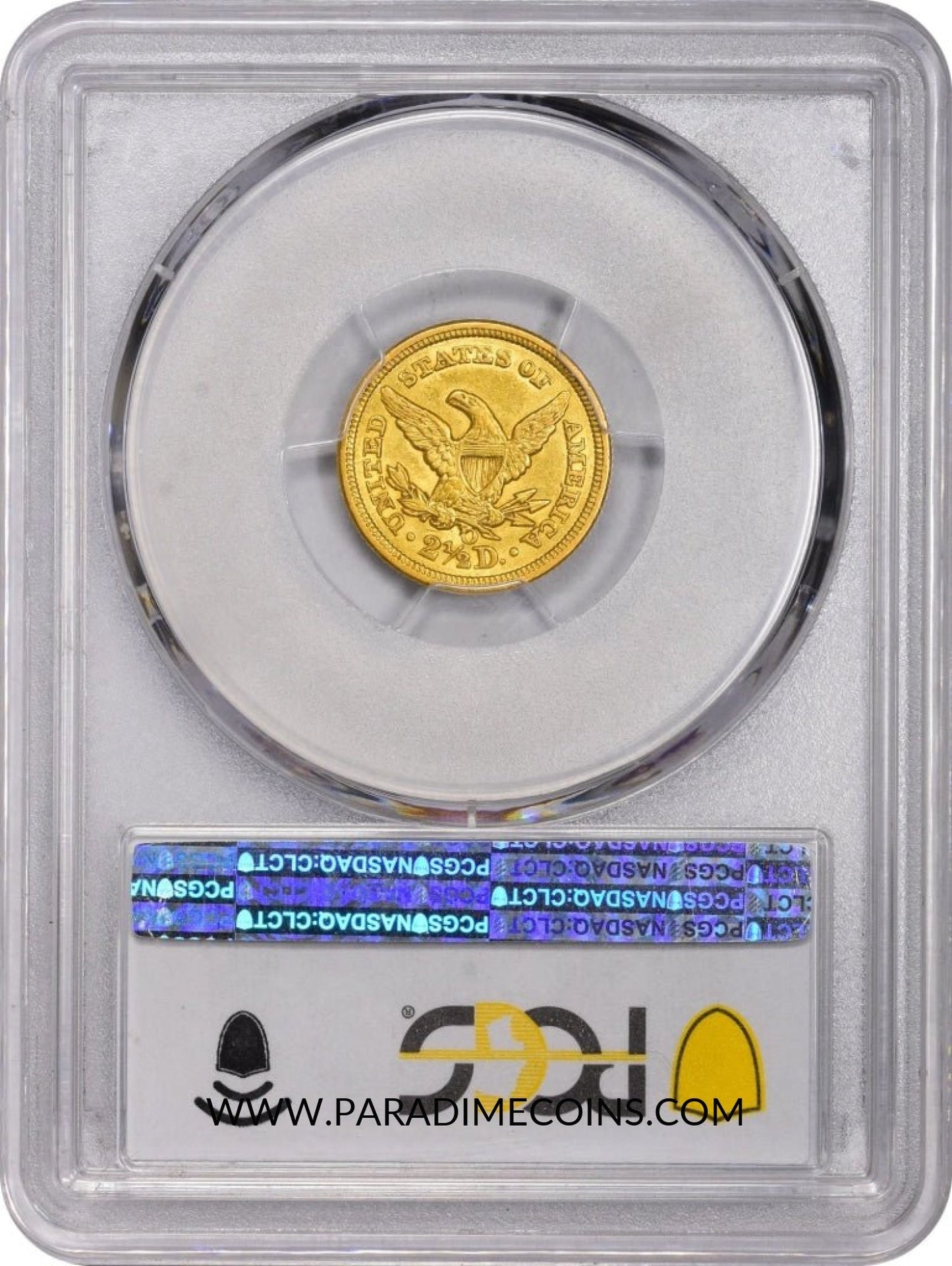 1856-O $2.5 AU58 PCGS CAC - Paradime Coins | PCGS NGC CACG CAC Rare US Numismatic Coins For Sale