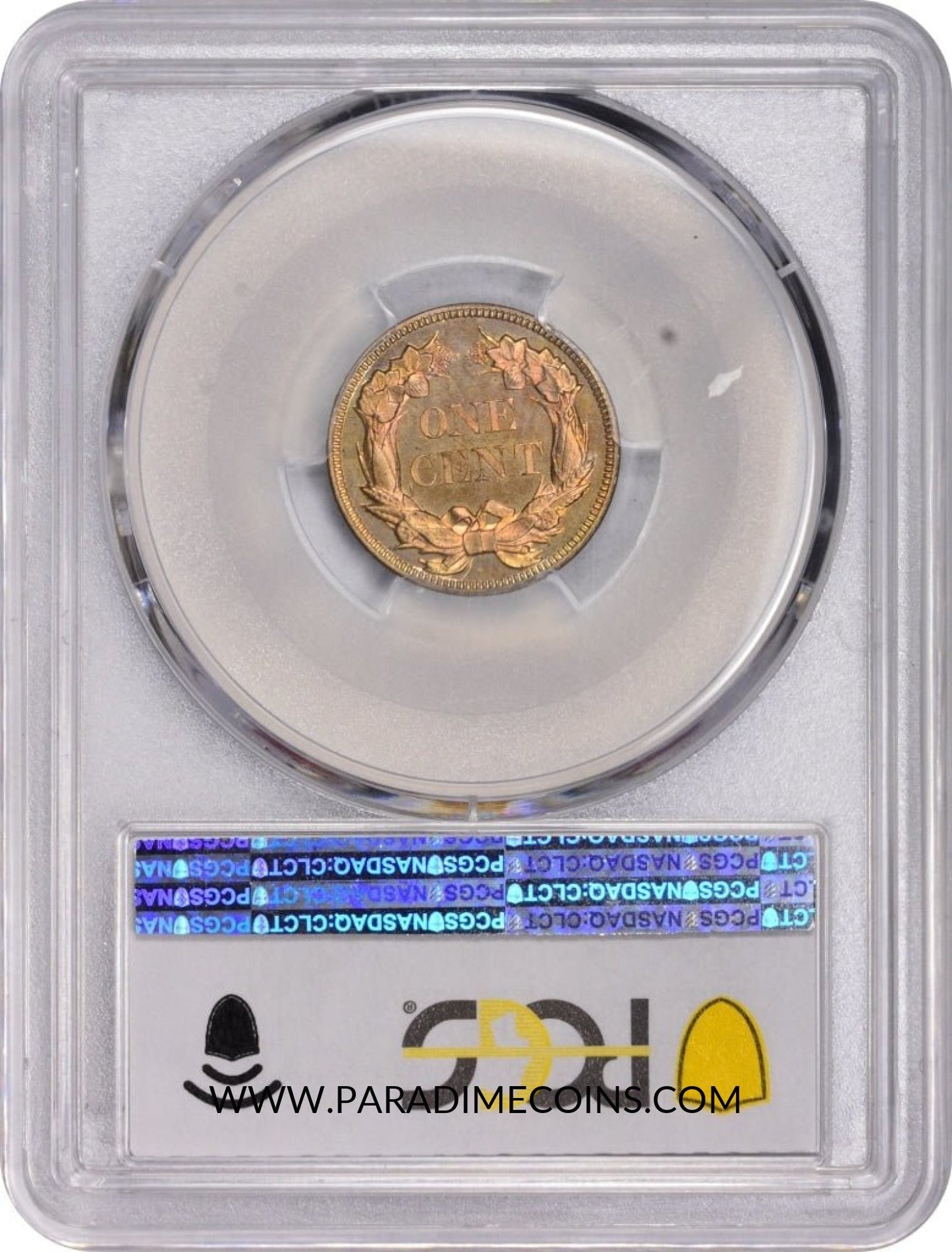 1858 1C PR65 CAM LG LT PCGS CAC EEPS - Paradime Coins | PCGS NGC CACG CAC Rare US Numismatic Coins For Sale