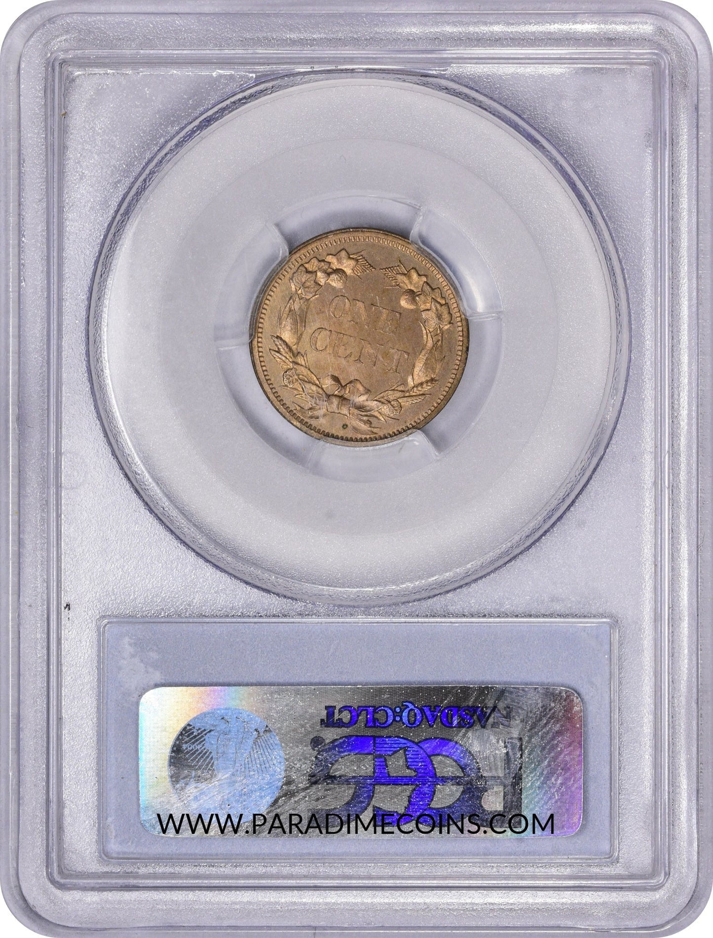 1858 1C SMALL LETTERS PR64 PCGS CAC - Paradime Coins | PCGS NGC CACG CAC Rare US Numismatic Coins For Sale