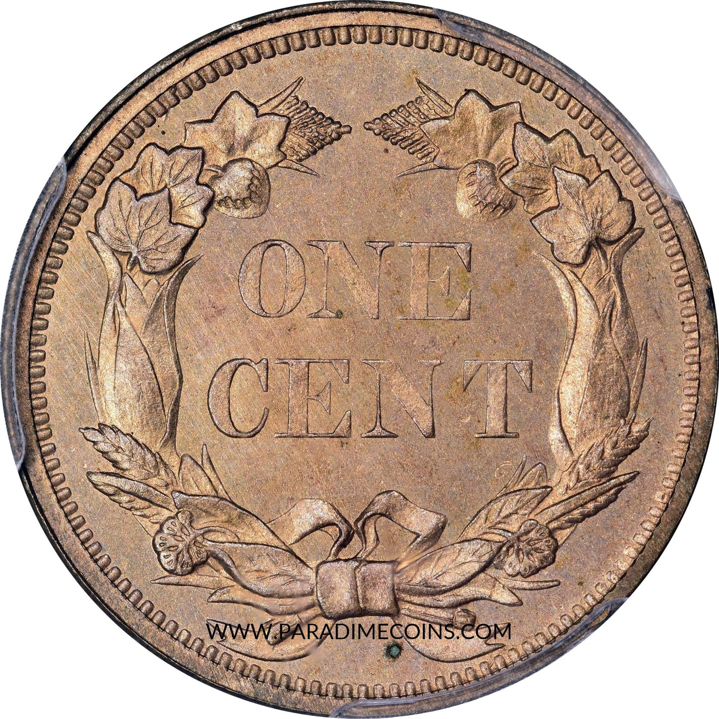 1858 1C SMALL LETTERS PR64 PCGS CAC - Paradime Coins | PCGS NGC CACG CAC Rare US Numismatic Coins For Sale