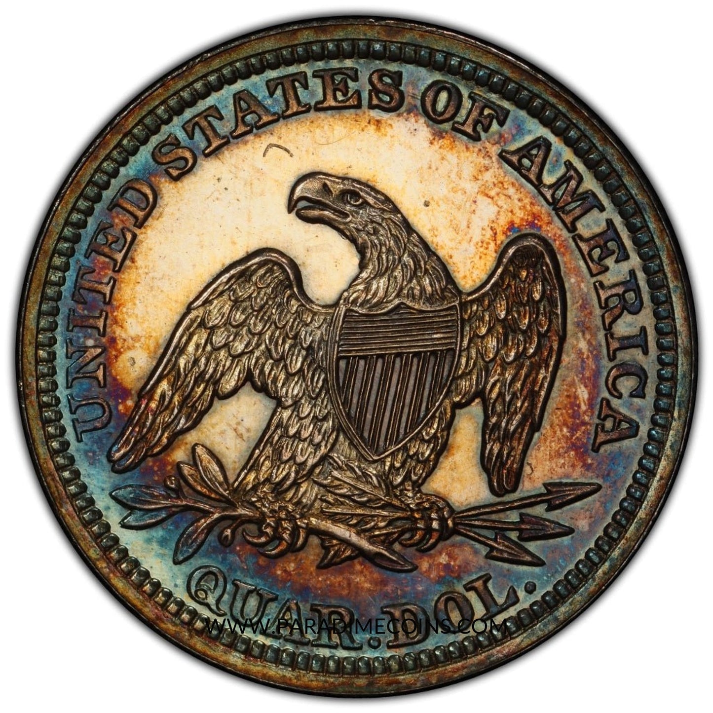 1858 25C PR64 PCGS CAC - Paradime Coins | PCGS NGC CACG CAC Rare US Numismatic Coins For Sale