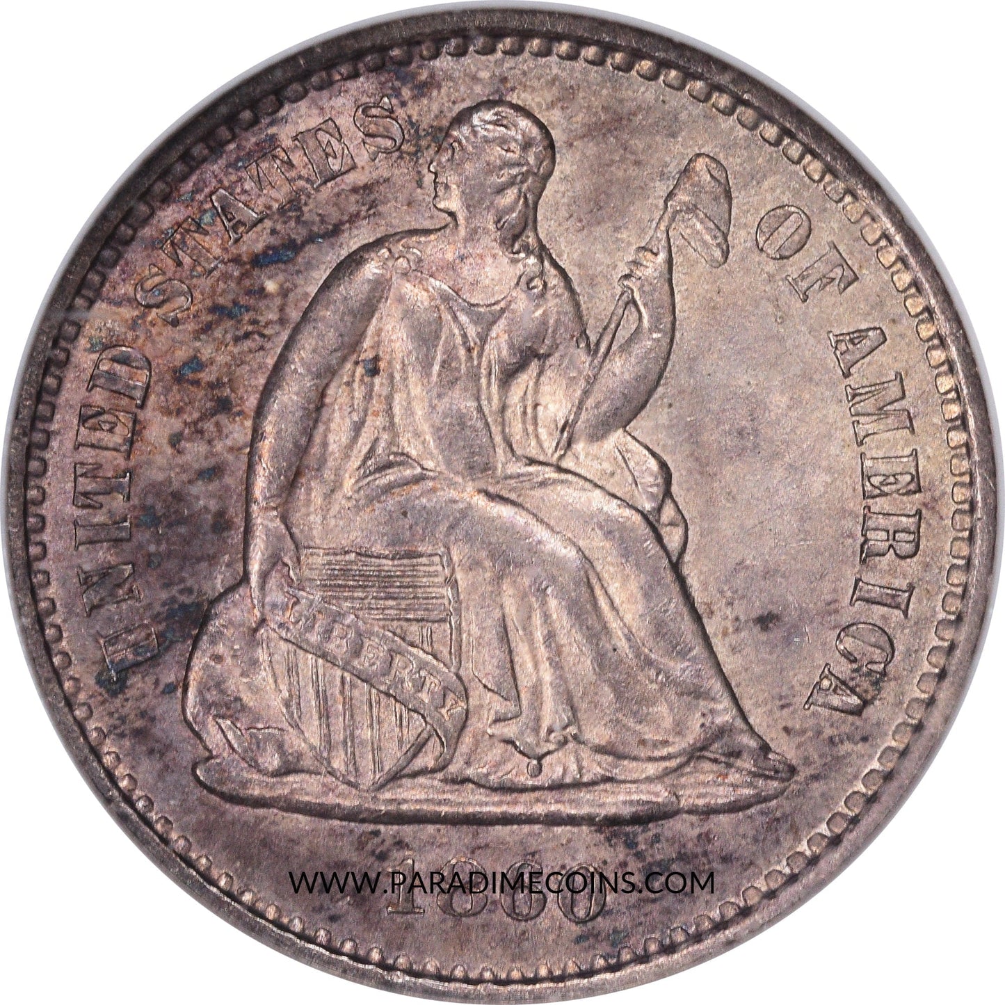 1860-O H10C AU58 NGC CAC - Paradime Coins | PCGS NGC CACG CAC Rare US Numismatic Coins For Sale