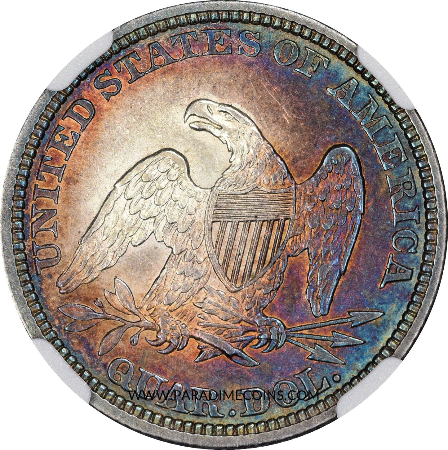 1861 25C AU58 NGC - Paradime Coins | PCGS NGC CACG CAC Rare US Numismatic Coins For Sale