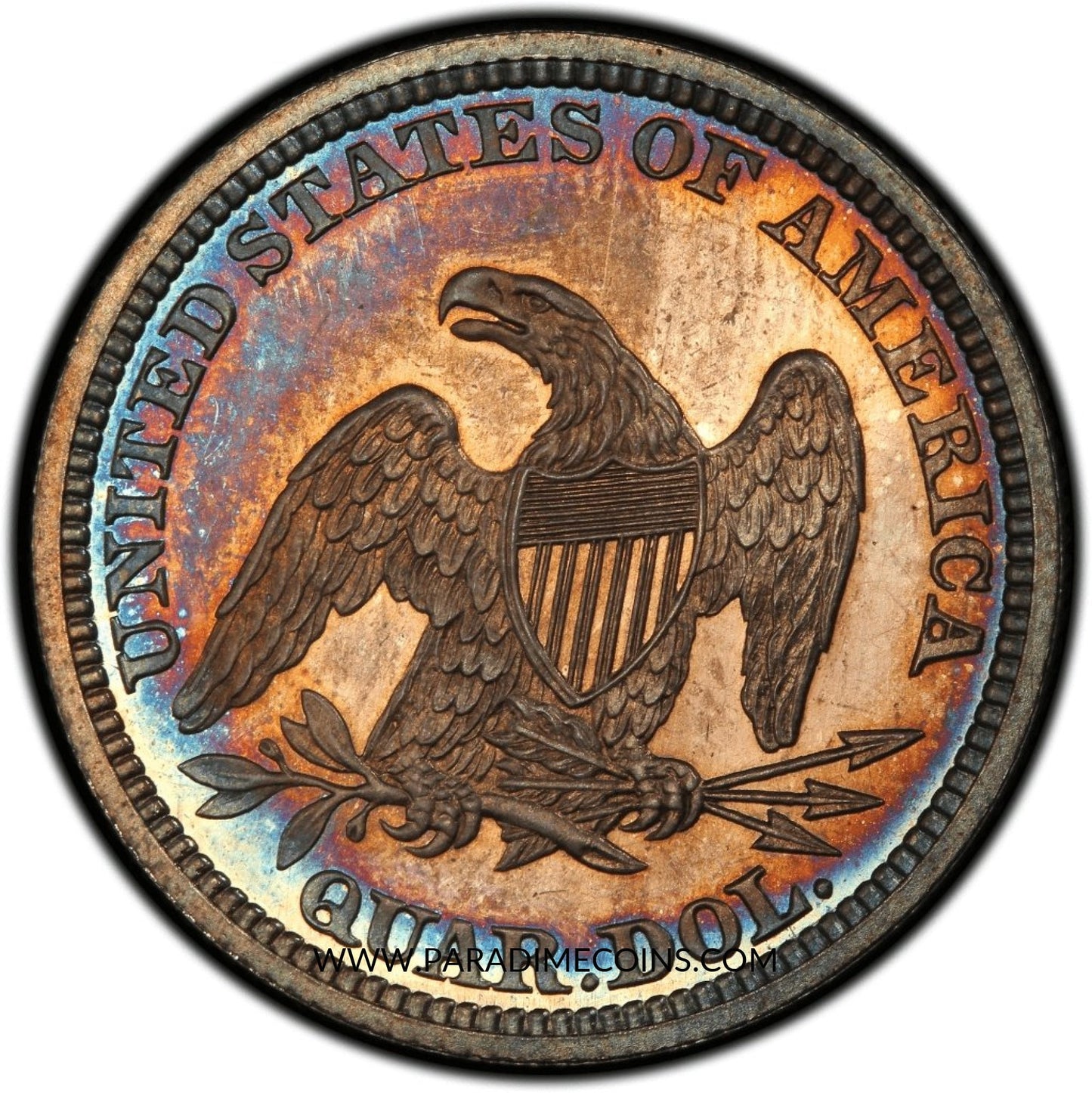 1861 25C PR65 PCGS CAC - Paradime Coins | PCGS NGC CACG CAC Rare US Numismatic Coins For Sale