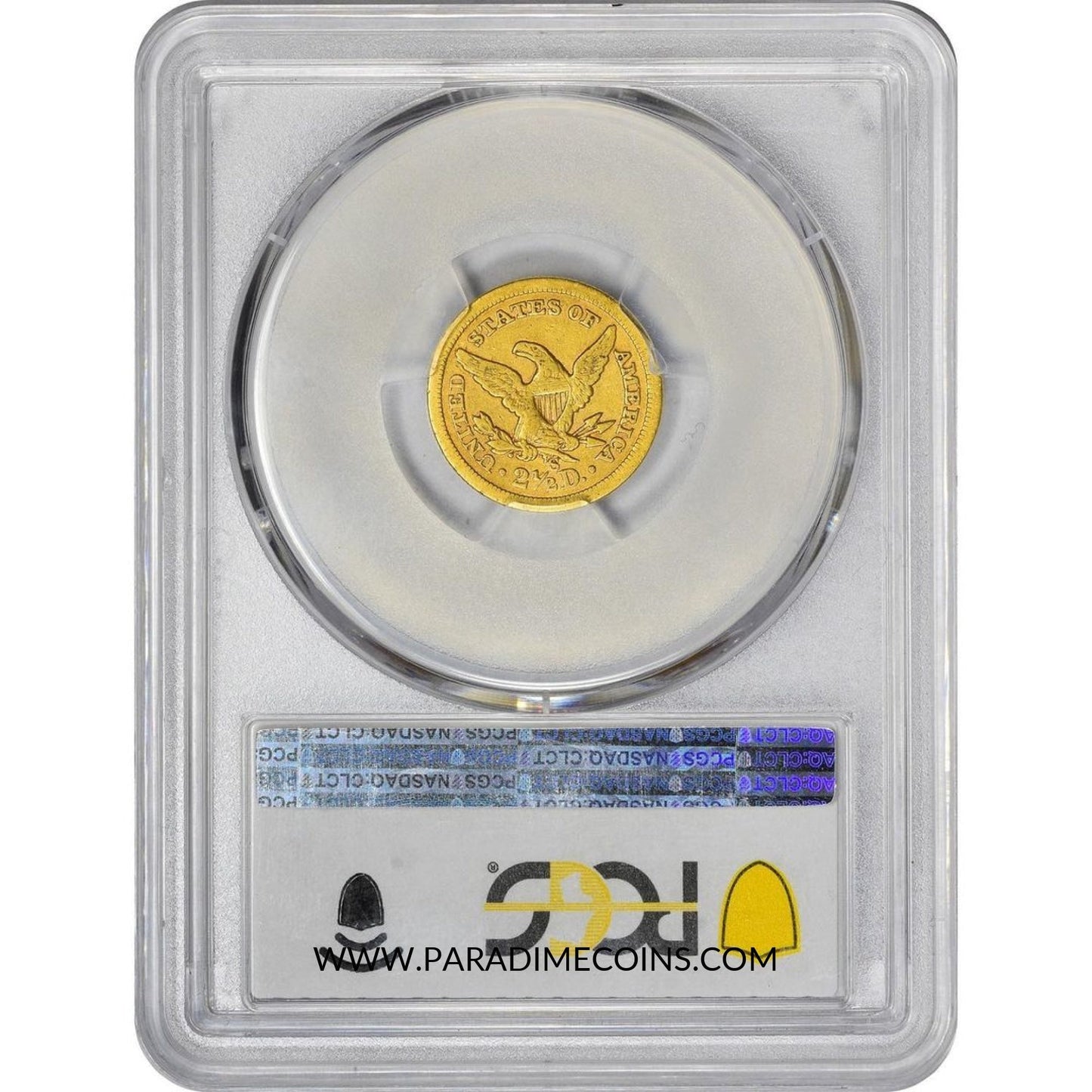 1861-S $2.5 VF30 PCGS - Paradime Coins | PCGS NGC CACG CAC Rare US Numismatic Coins For Sale