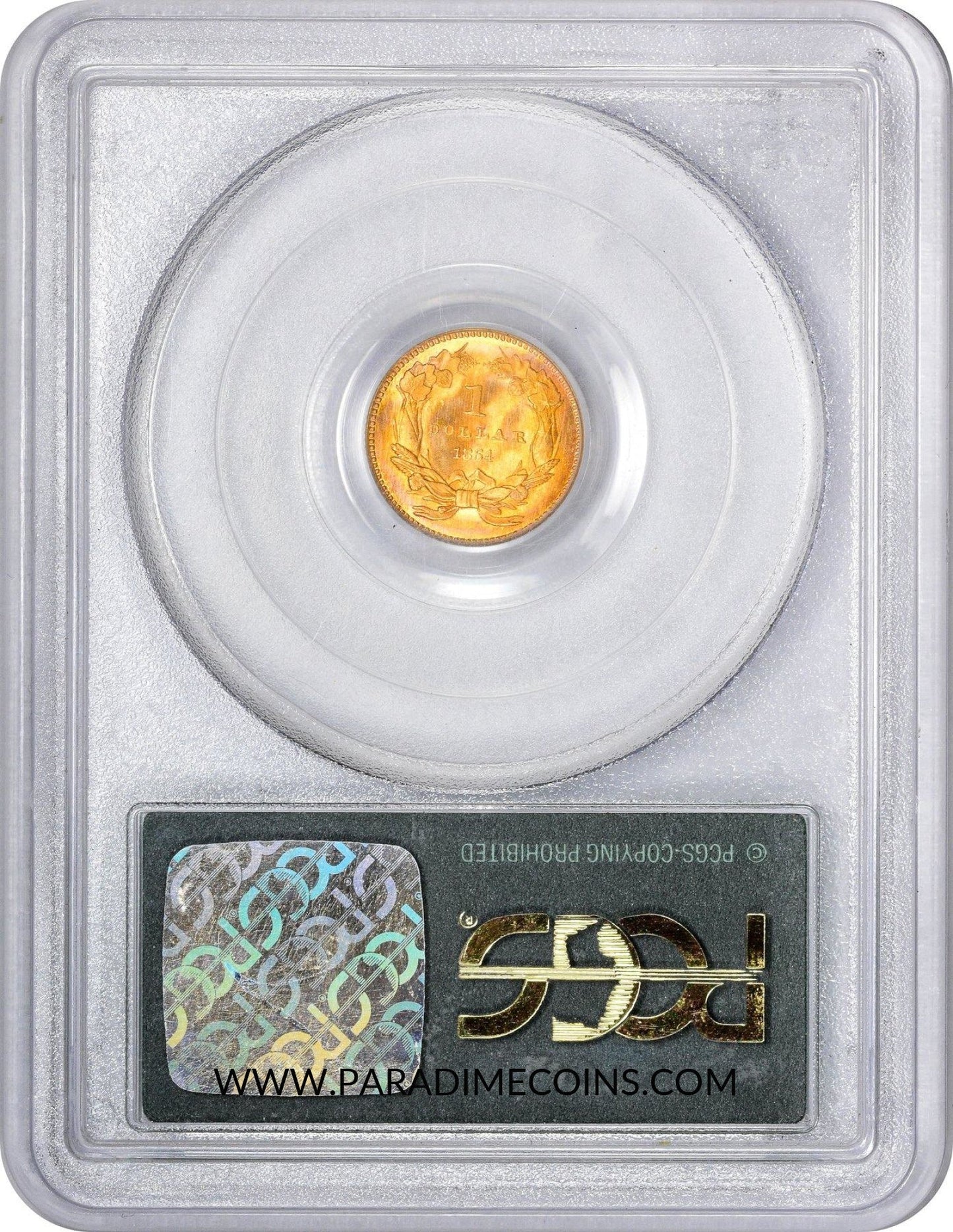 1864 G$1 MS68 OGH PCGS CAC - Paradime Coins | PCGS NGC CACG CAC Rare US Numismatic Coins For Sale