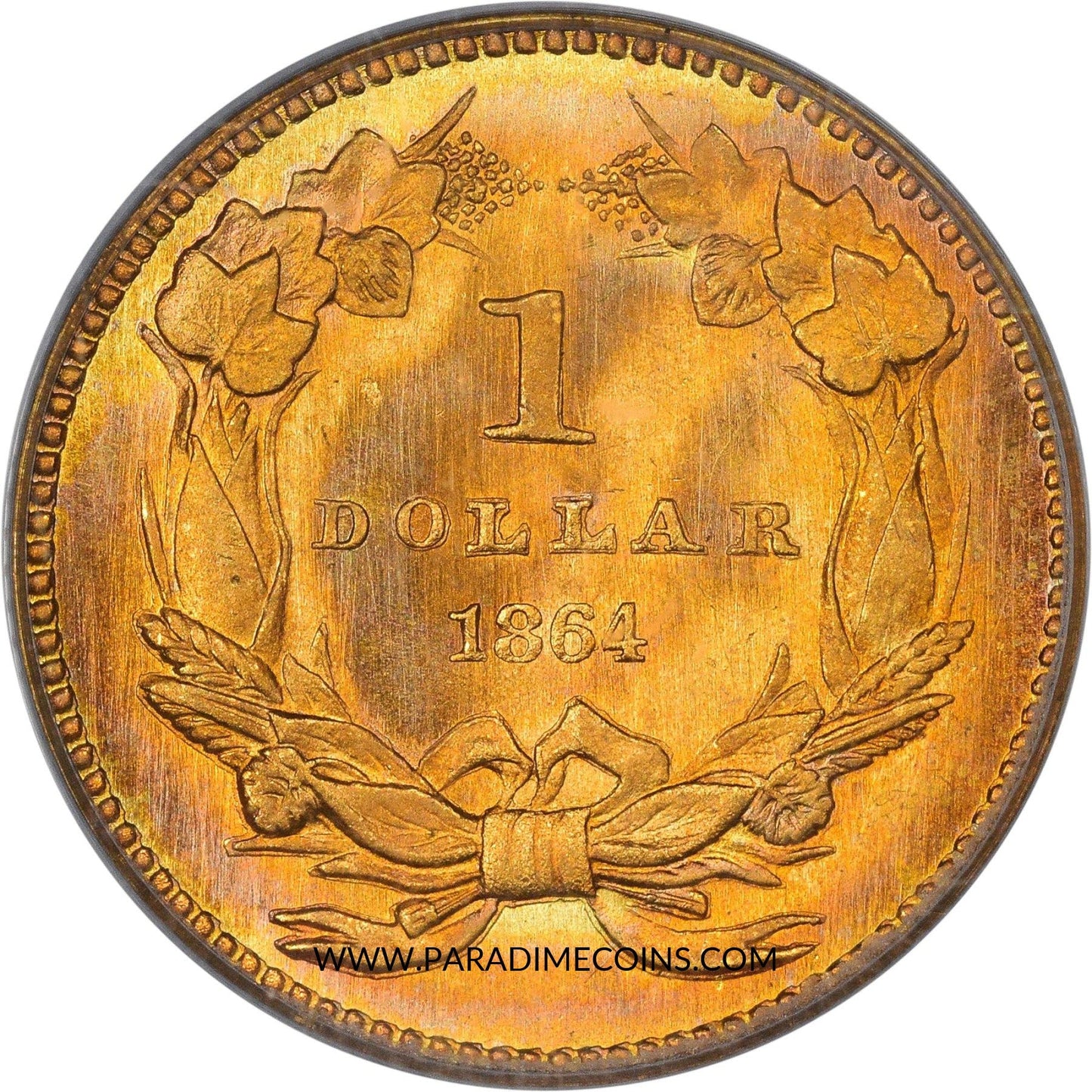 1864 G$1 MS68 OGH PCGS CAC - Paradime Coins | PCGS NGC CACG CAC Rare US Numismatic Coins For Sale