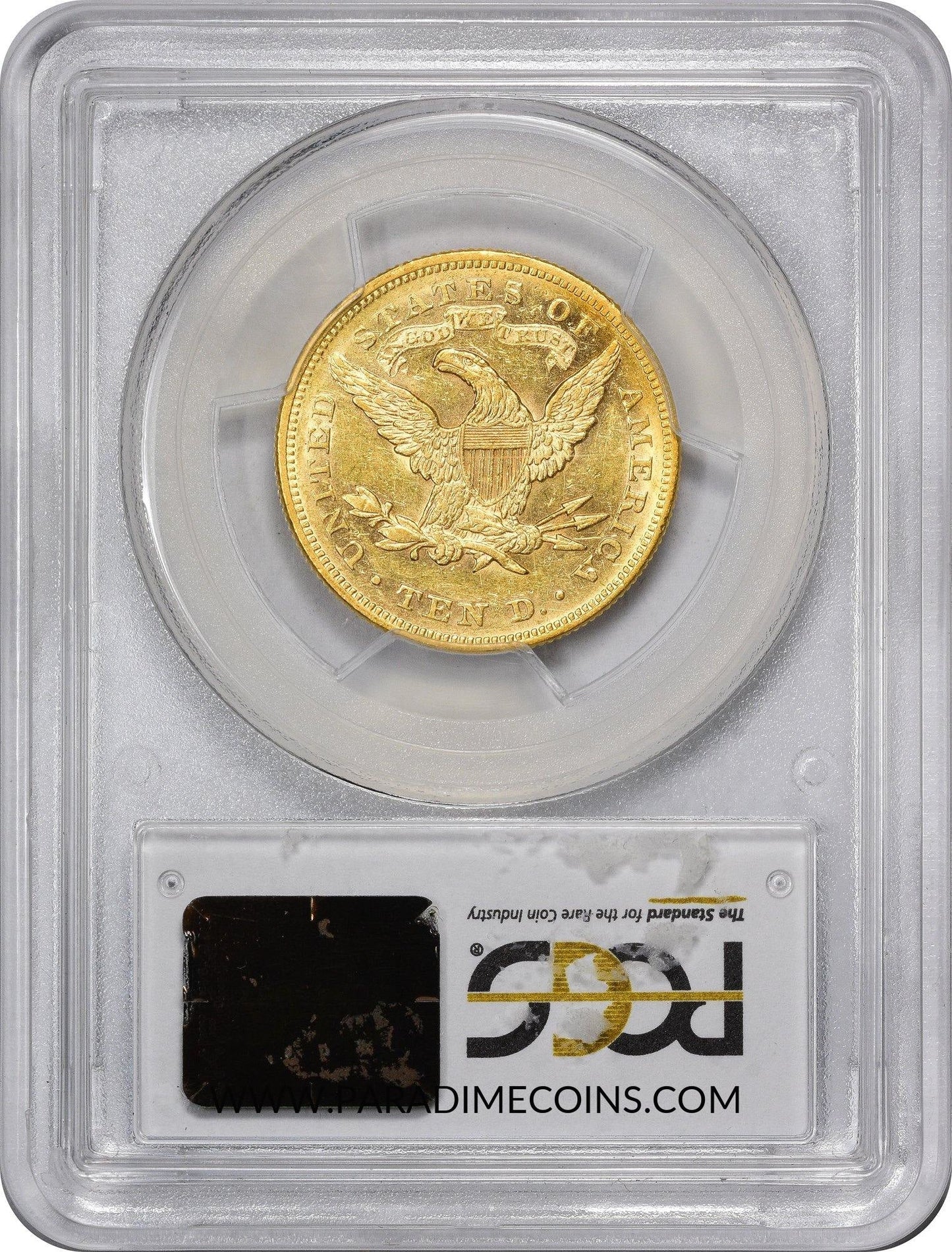 1868 $10 AU58 PCGS CAC - Paradime Coins | PCGS NGC CACG CAC Rare US Numismatic Coins For Sale