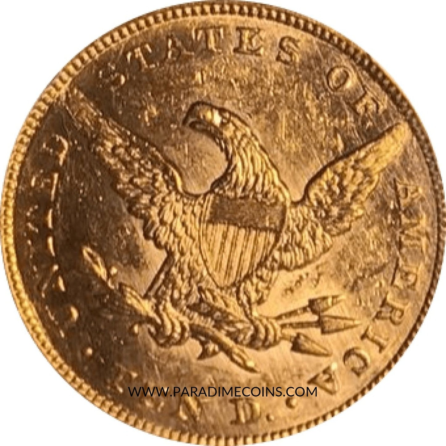 1872-CC $5 AU55 NGC CAC - Paradime Coins | PCGS NGC CACG CAC Rare US Numismatic Coins For Sale