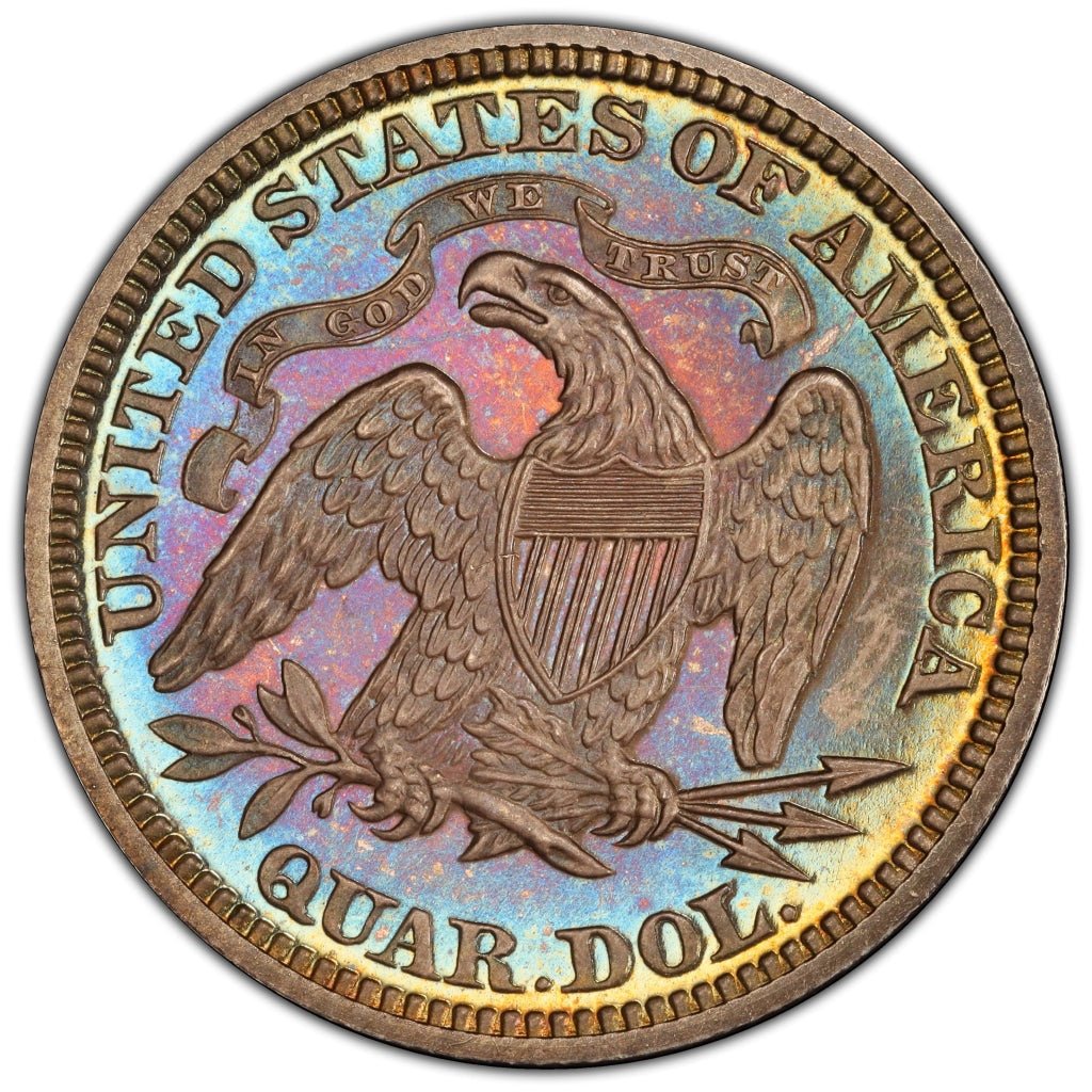1874 25C ARROWS PR66+ PCGS CAC - Paradime Coins | PCGS NGC CACG CAC Rare US Numismatic Coins For Sale