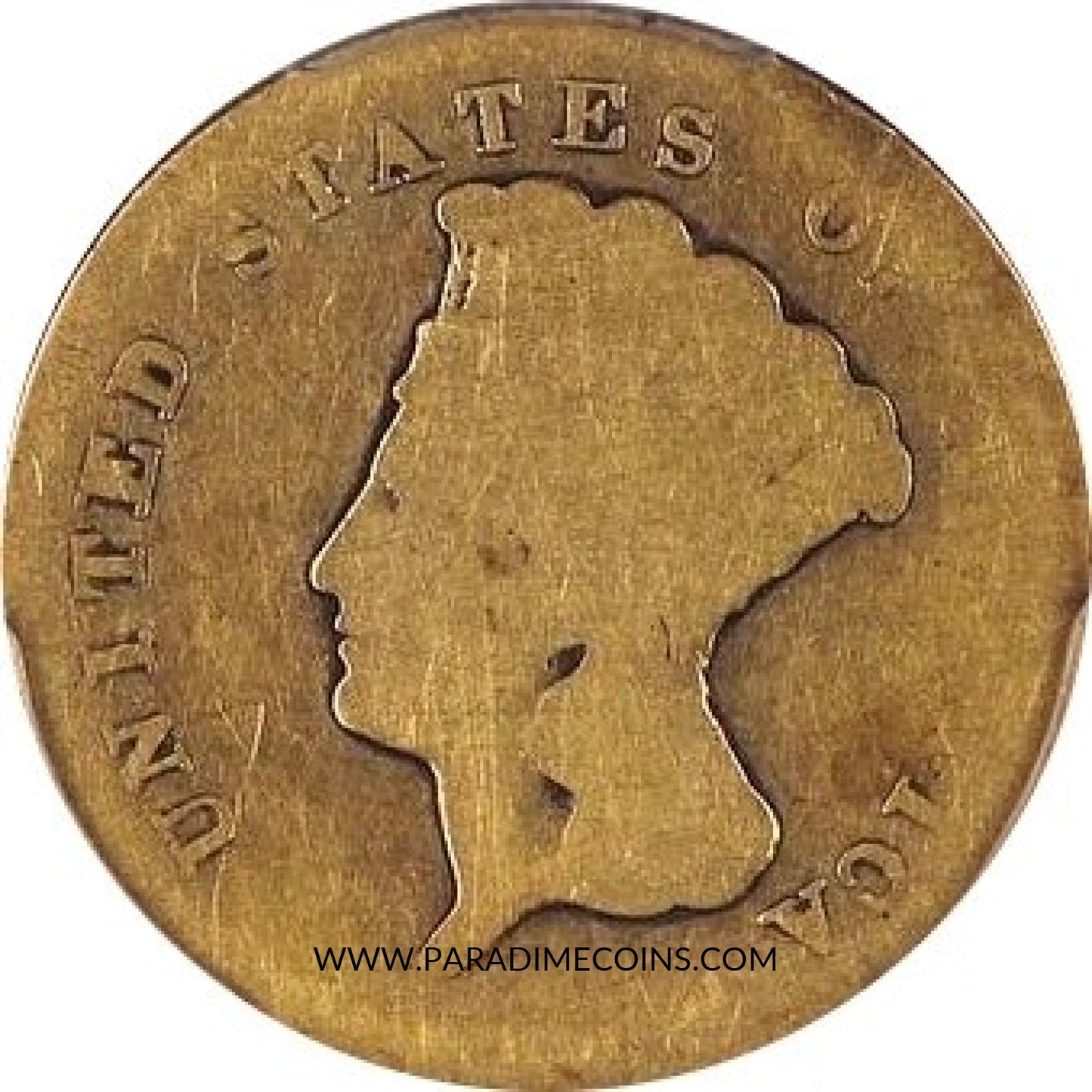 1874 $3 AG03 PCGS CAC - Paradime Coins | PCGS NGC CACG CAC Rare US Numismatic Coins For Sale