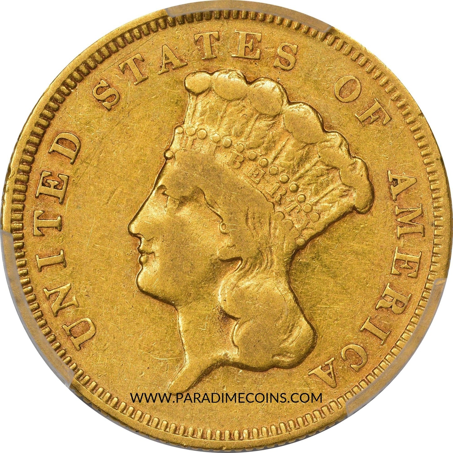 1881 $3 VF30 PCGS - Paradime Coins | PCGS NGC CACG CAC Rare US Numismatic Coins For Sale